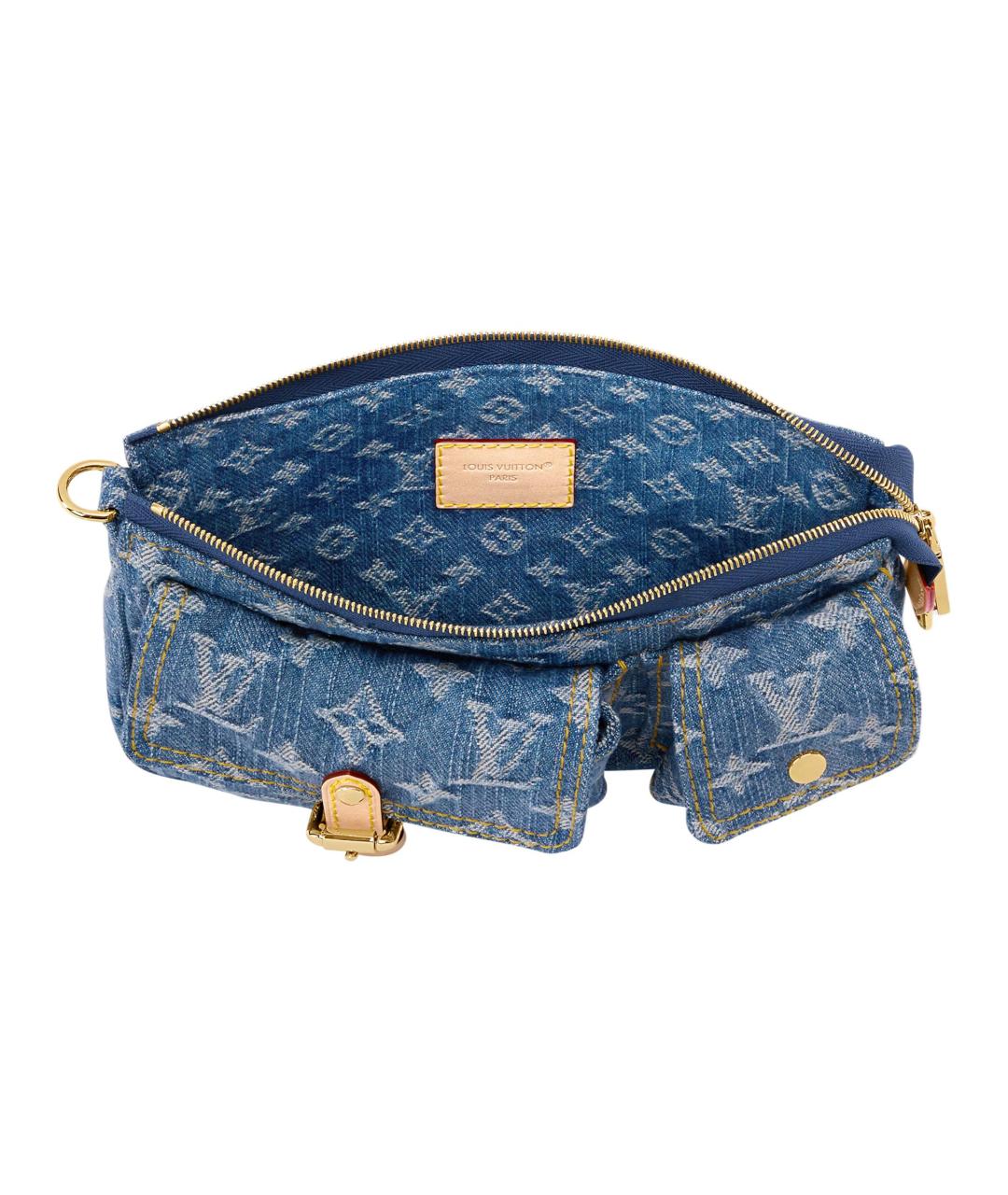 LOUIS VUITTON Синяя сумка через плечо, фото 4