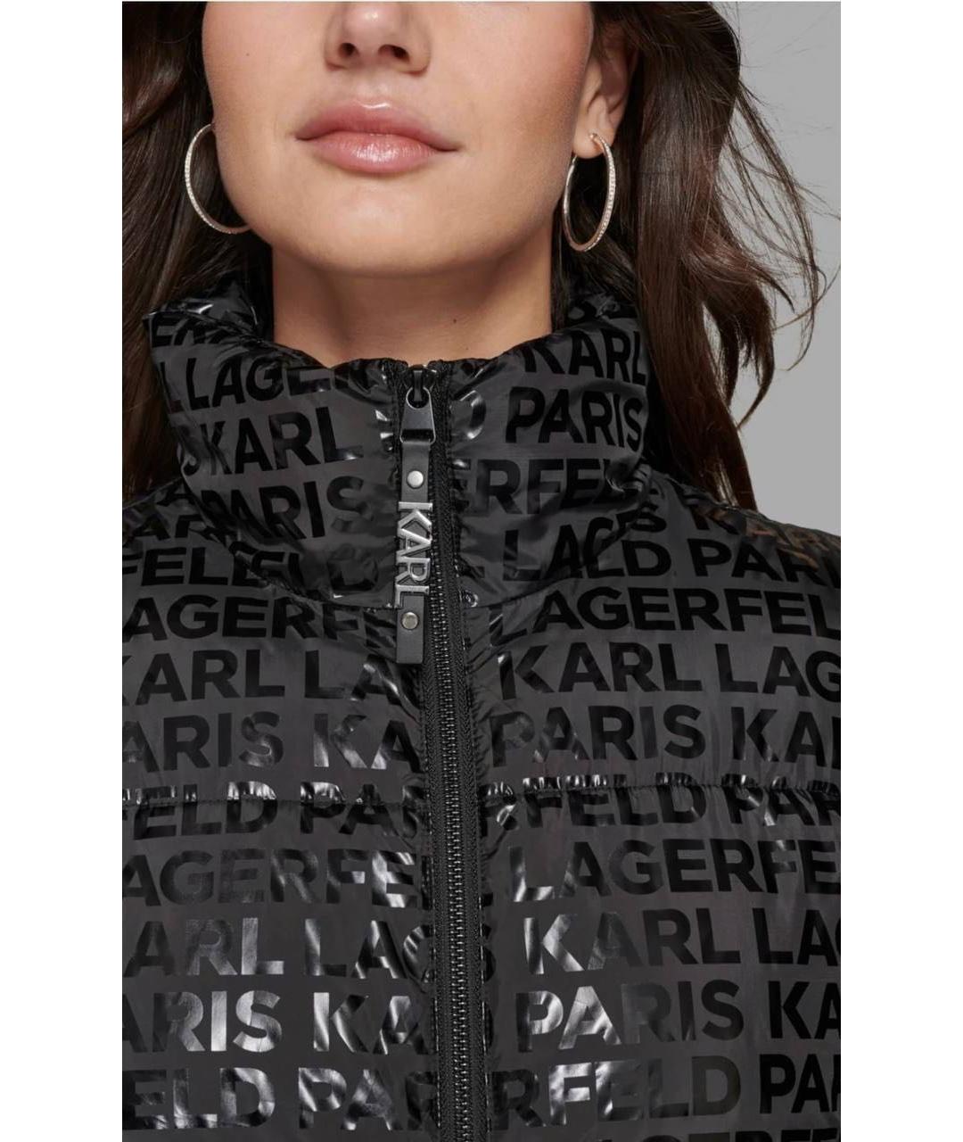 KARL LAGERFELD Черный жилет, фото 3