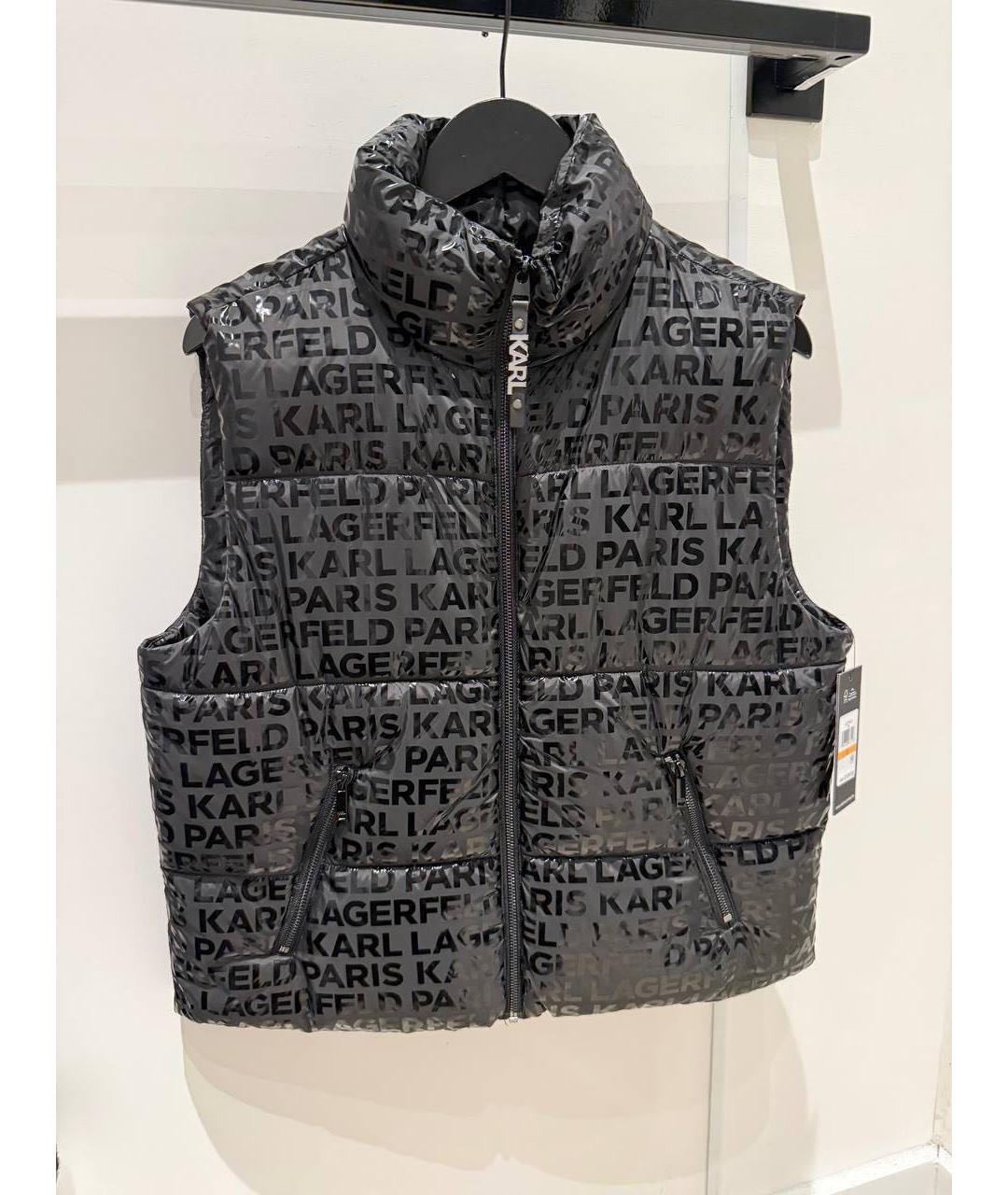 KARL LAGERFELD Черный жилет, фото 6