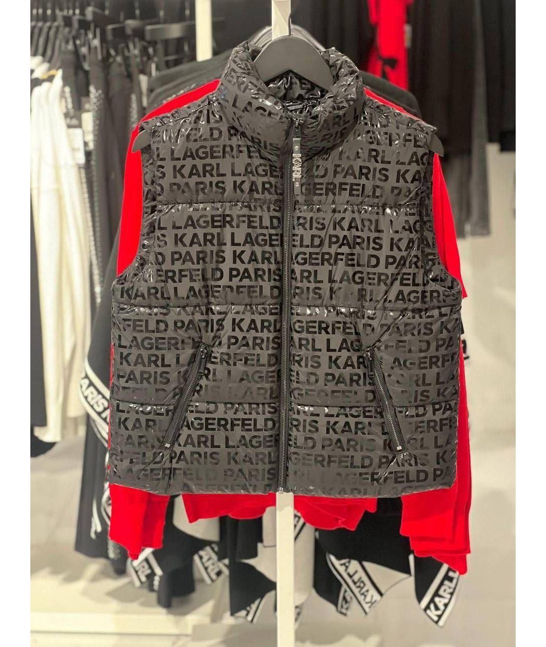 KARL LAGERFELD Черный жилет, фото 2