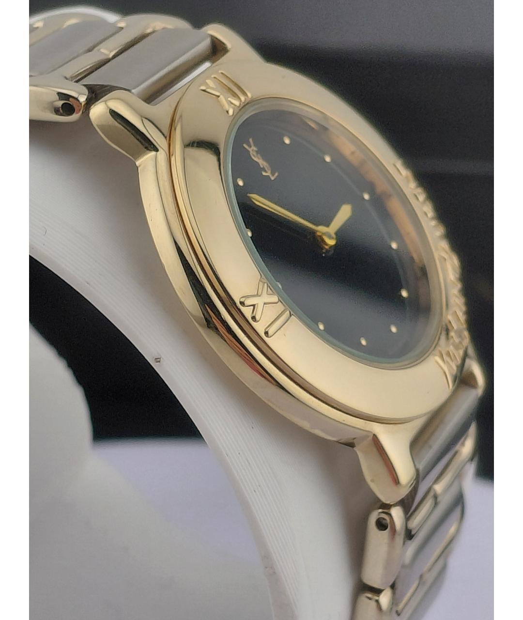 SAINT LAURENT Золотые стальные часы, фото 3