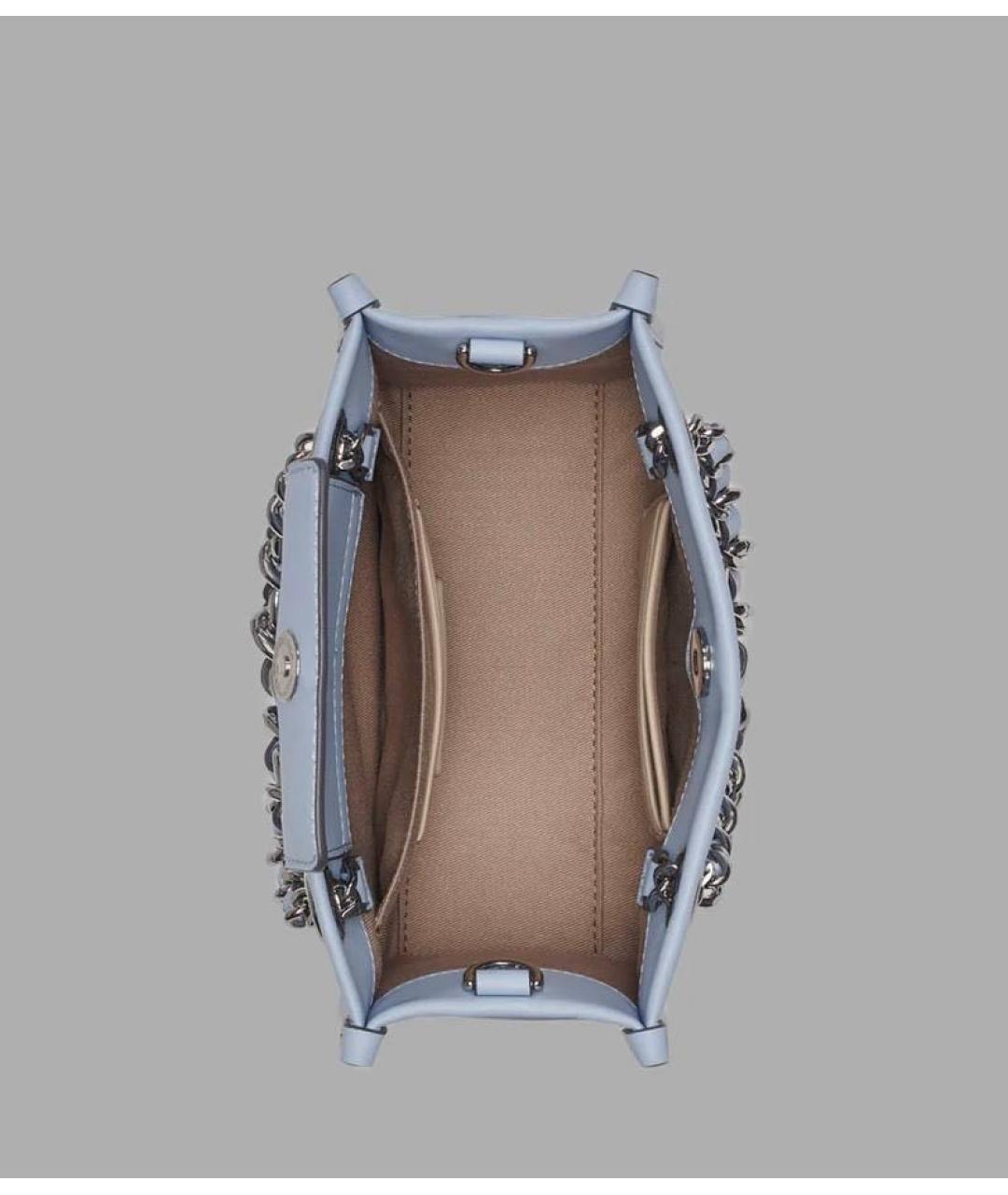 KARL LAGERFELD Голубая сумка через плечо, фото 4