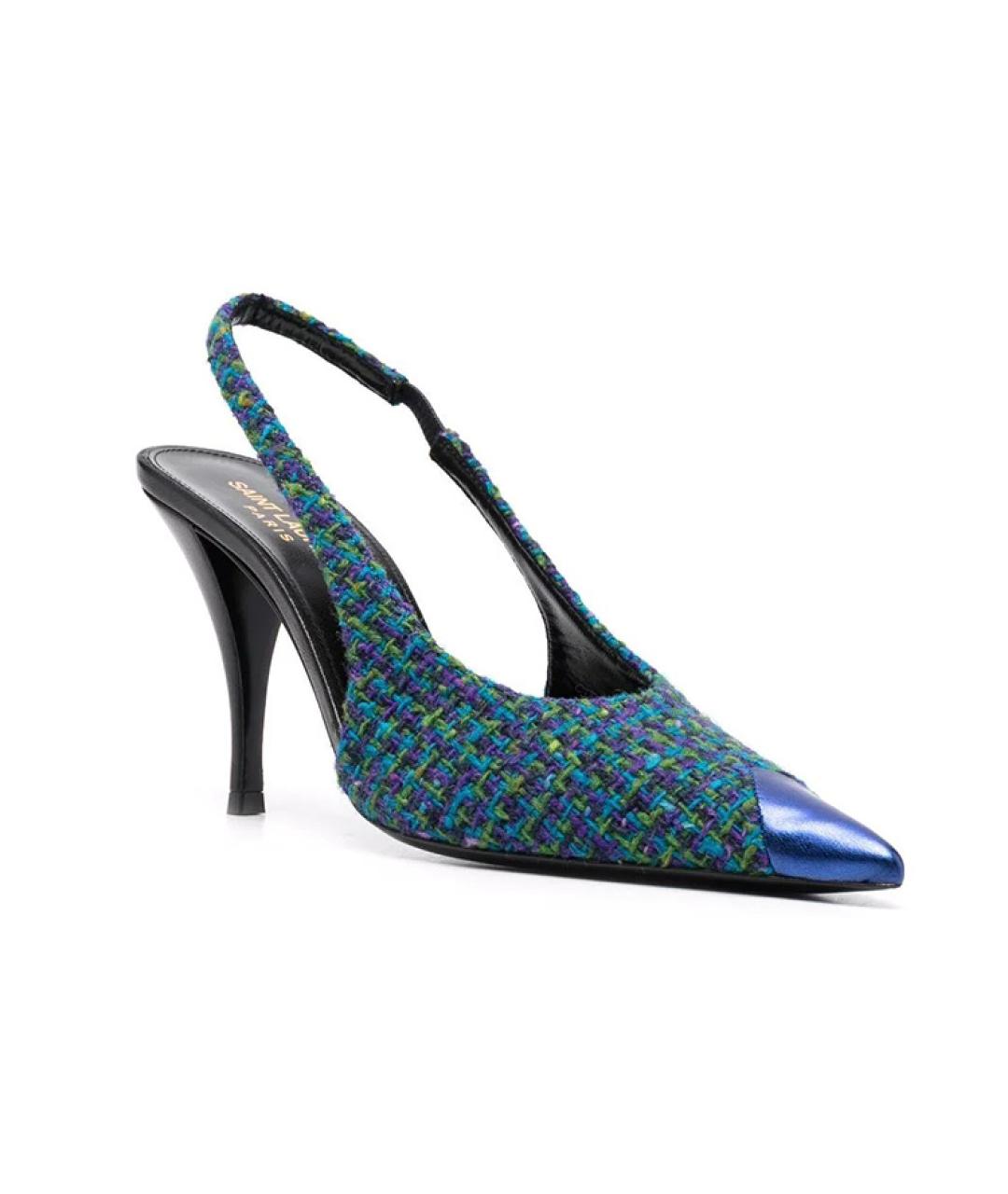 SAINT LAURENT Синие туфли, фото 3
