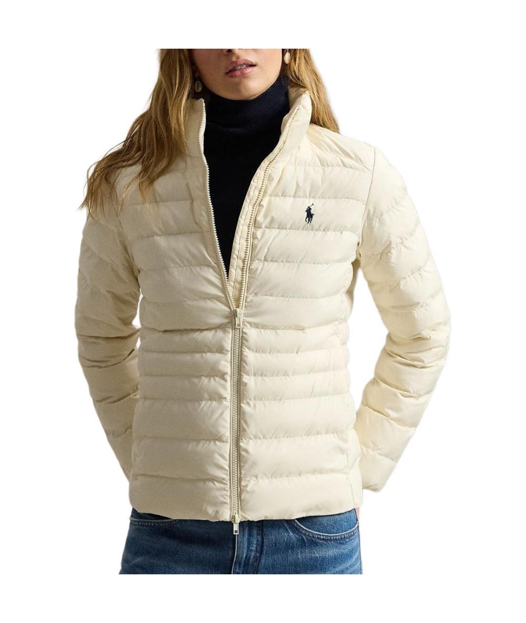 POLO RALPH LAUREN Белая полиамидовая куртка, фото 3