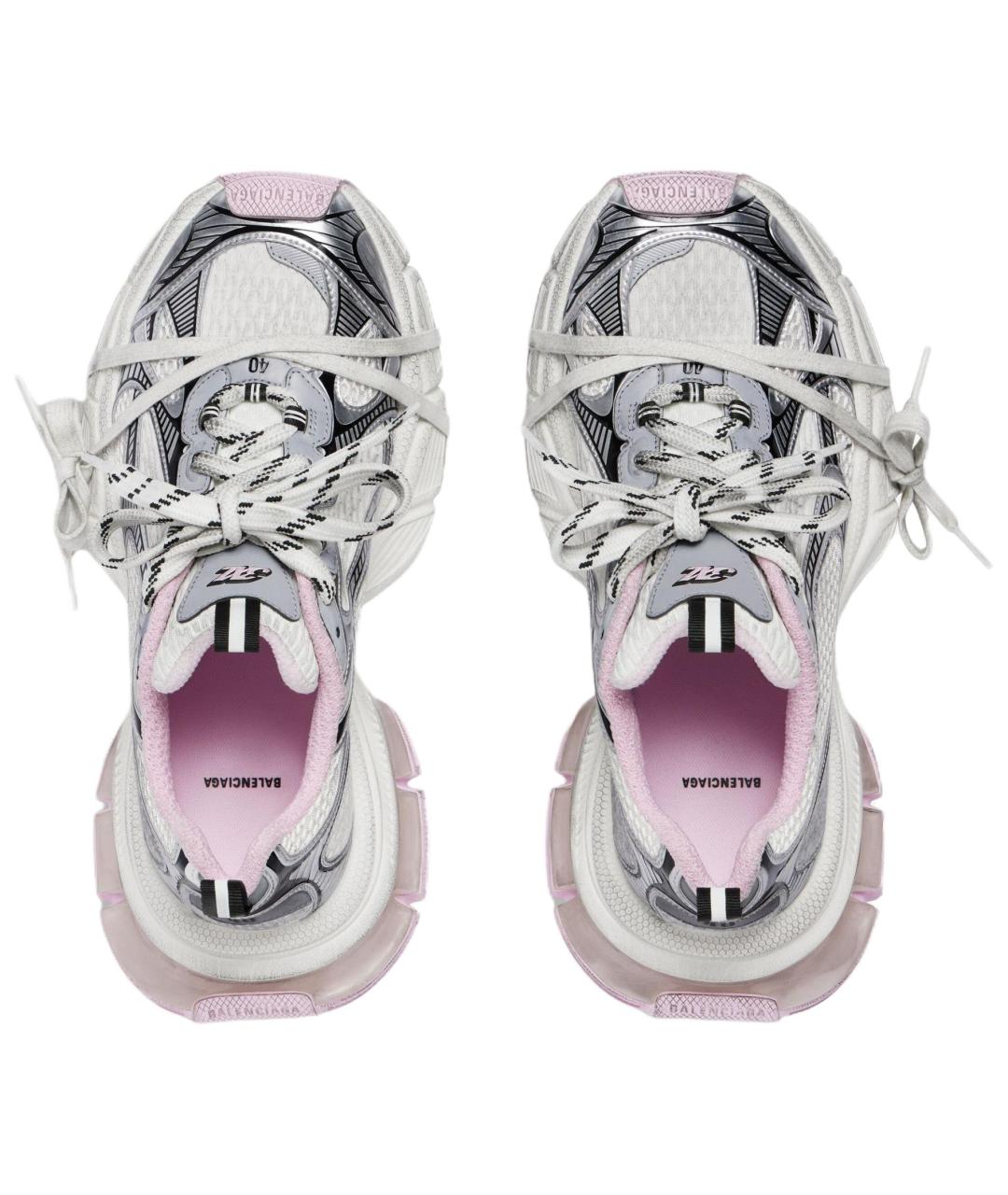 BALENCIAGA Серебряные кроссовки, фото 3