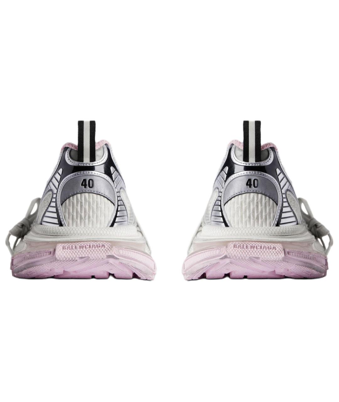 BALENCIAGA Серебряные кроссовки, фото 4