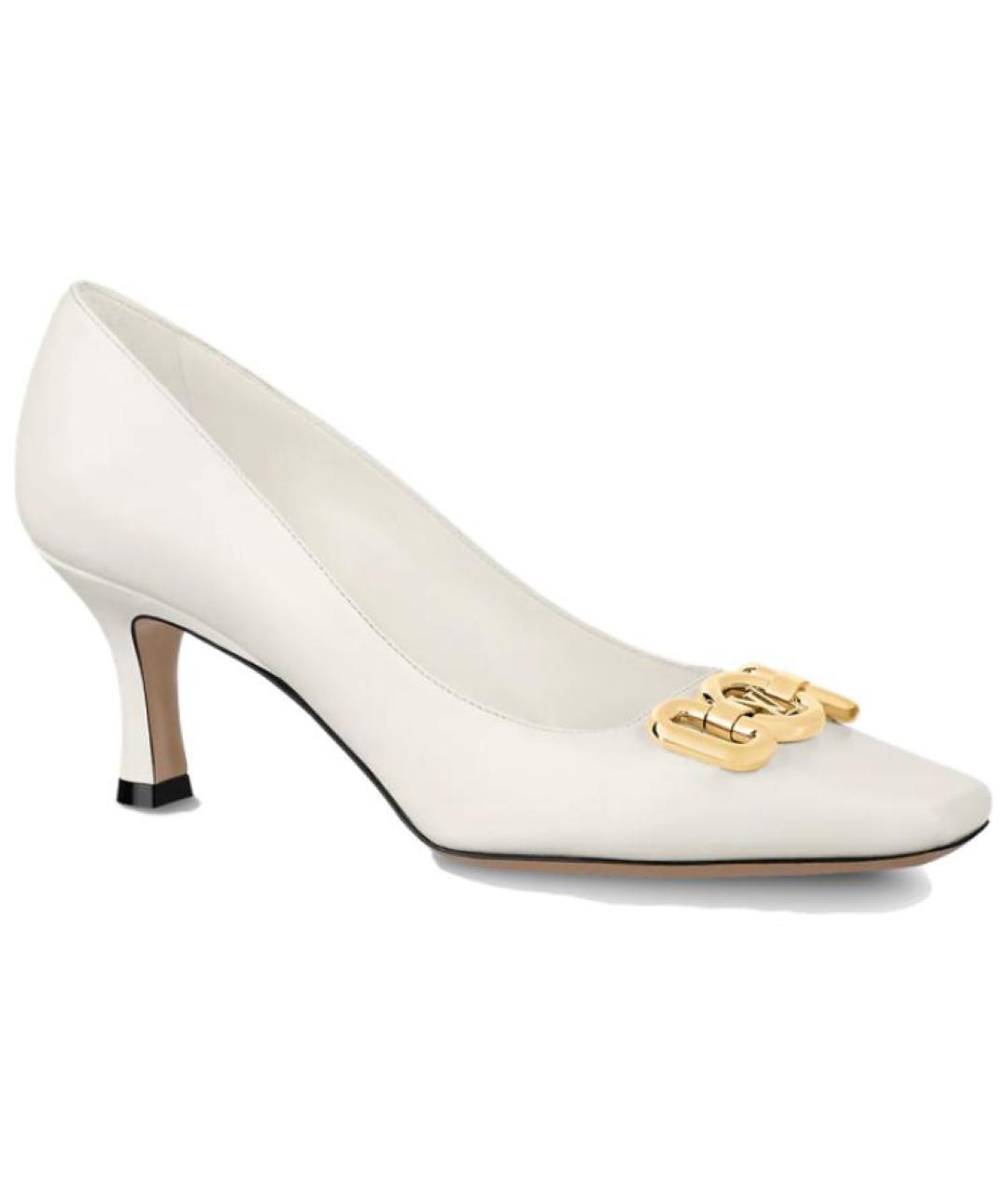 LOUIS VUITTON Белые кожаные туфли, фото 1