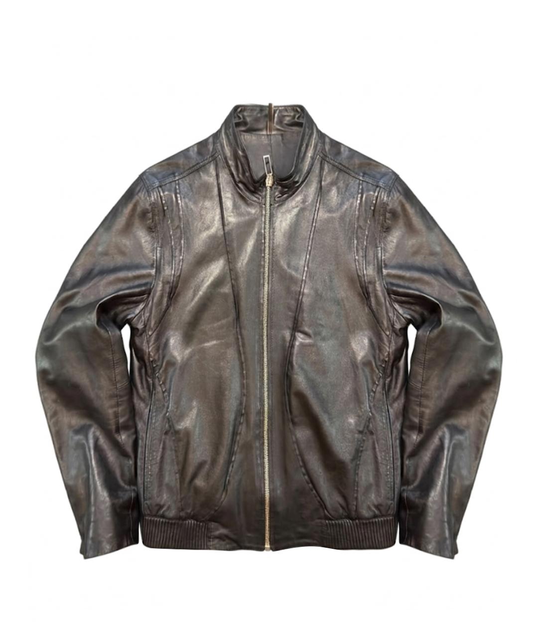 CHRISTIAN DIOR Черная кожаная куртка, фото 1