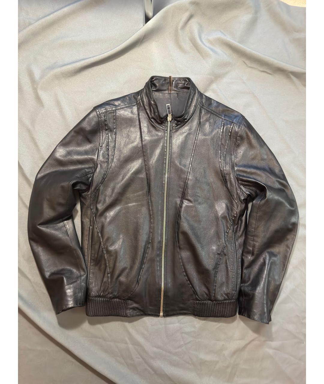 CHRISTIAN DIOR Черная кожаная куртка, фото 8