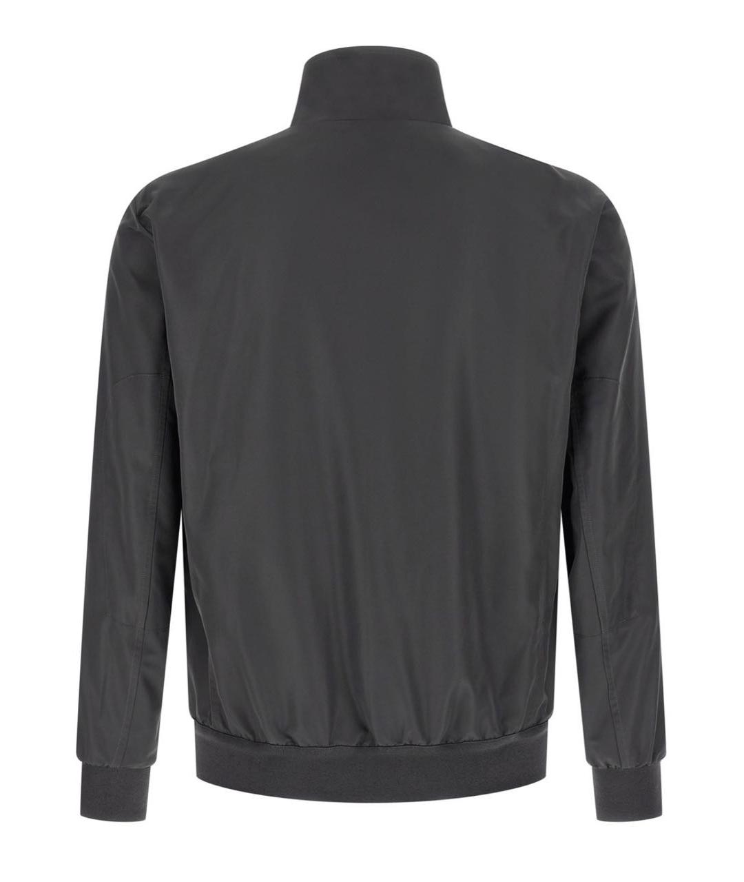 KITON Черная полиэстеровая куртка, фото 2