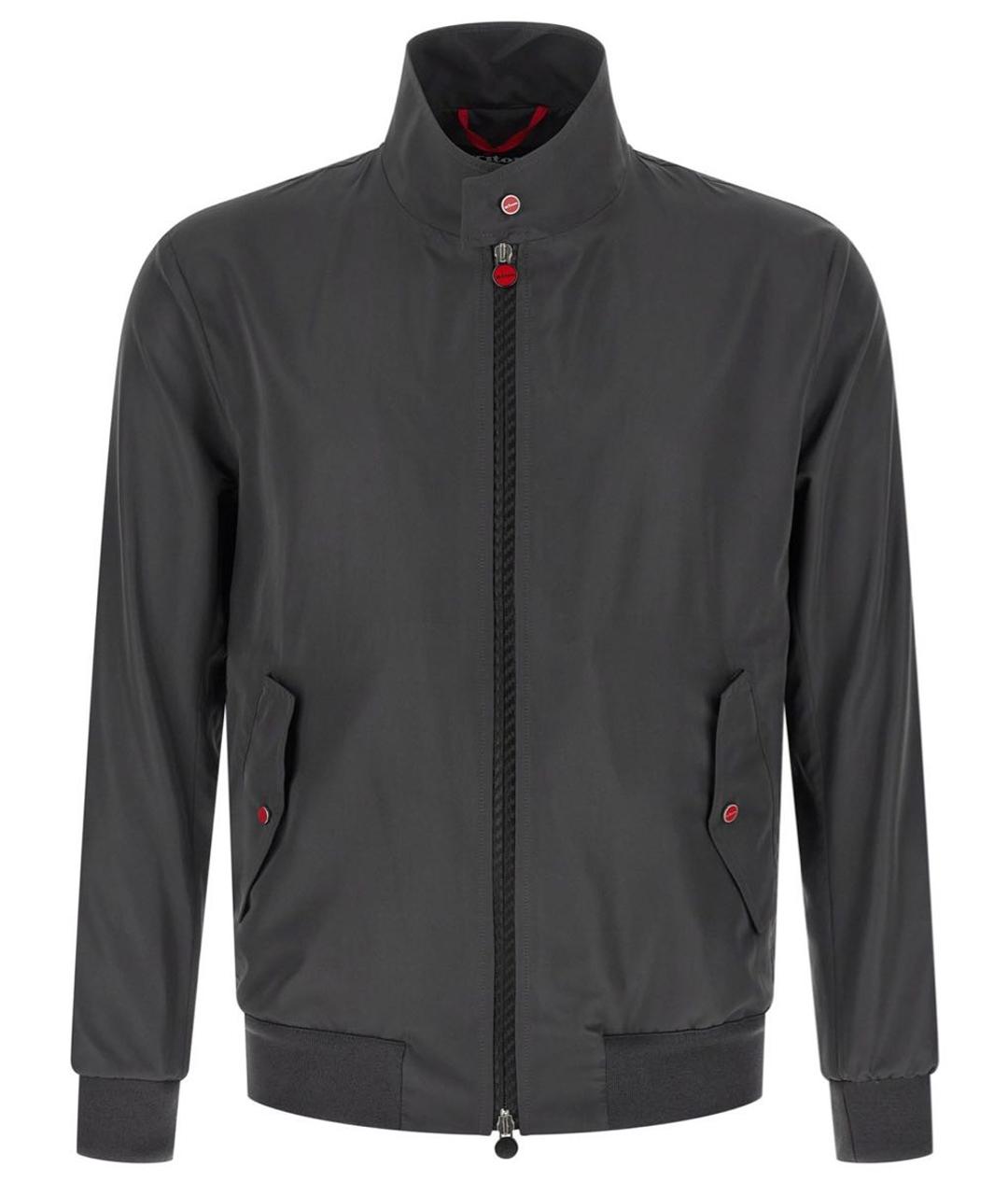 KITON Черная полиэстеровая куртка, фото 1