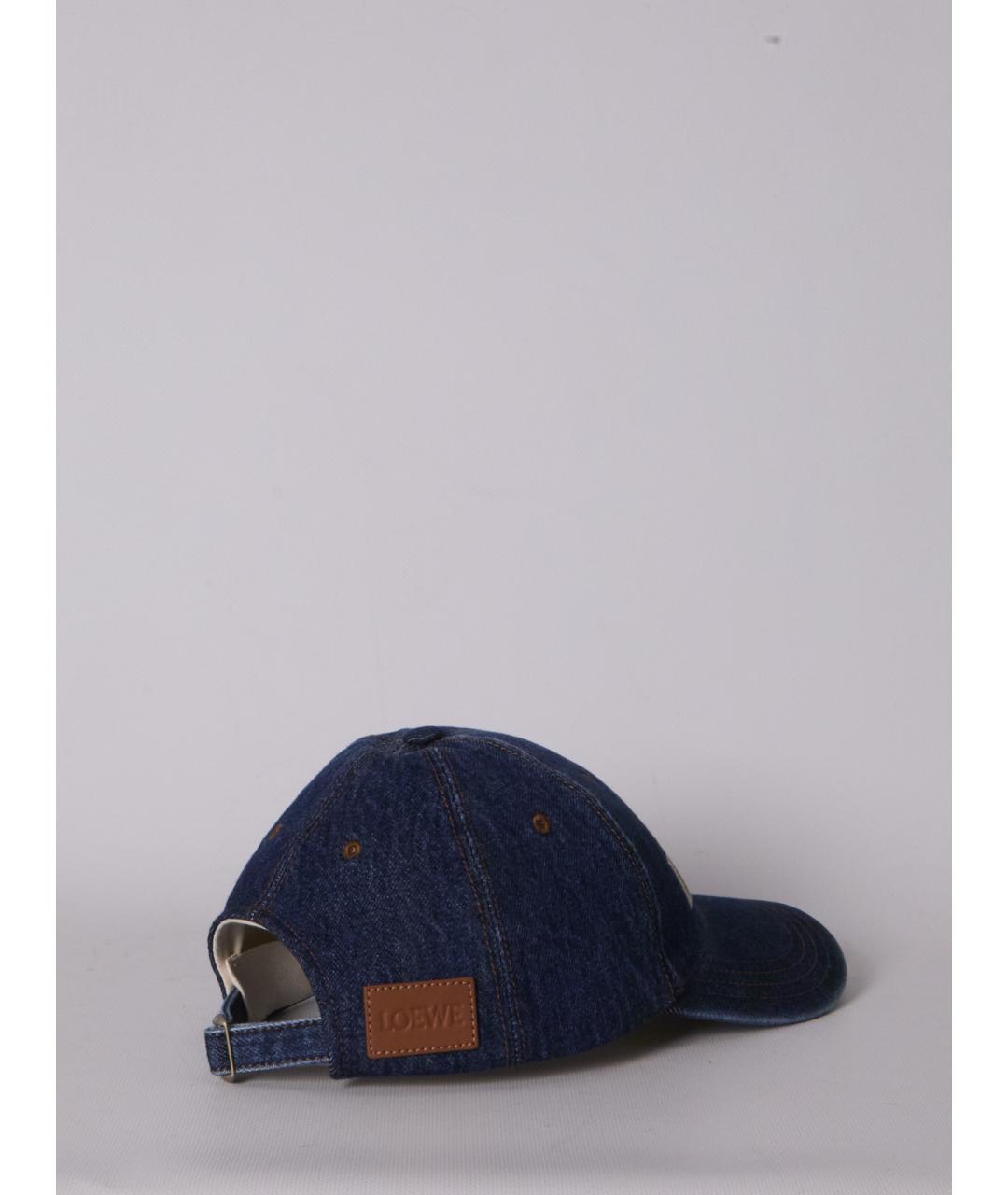 LOEWE Синяя хлопковая кепка, фото 2