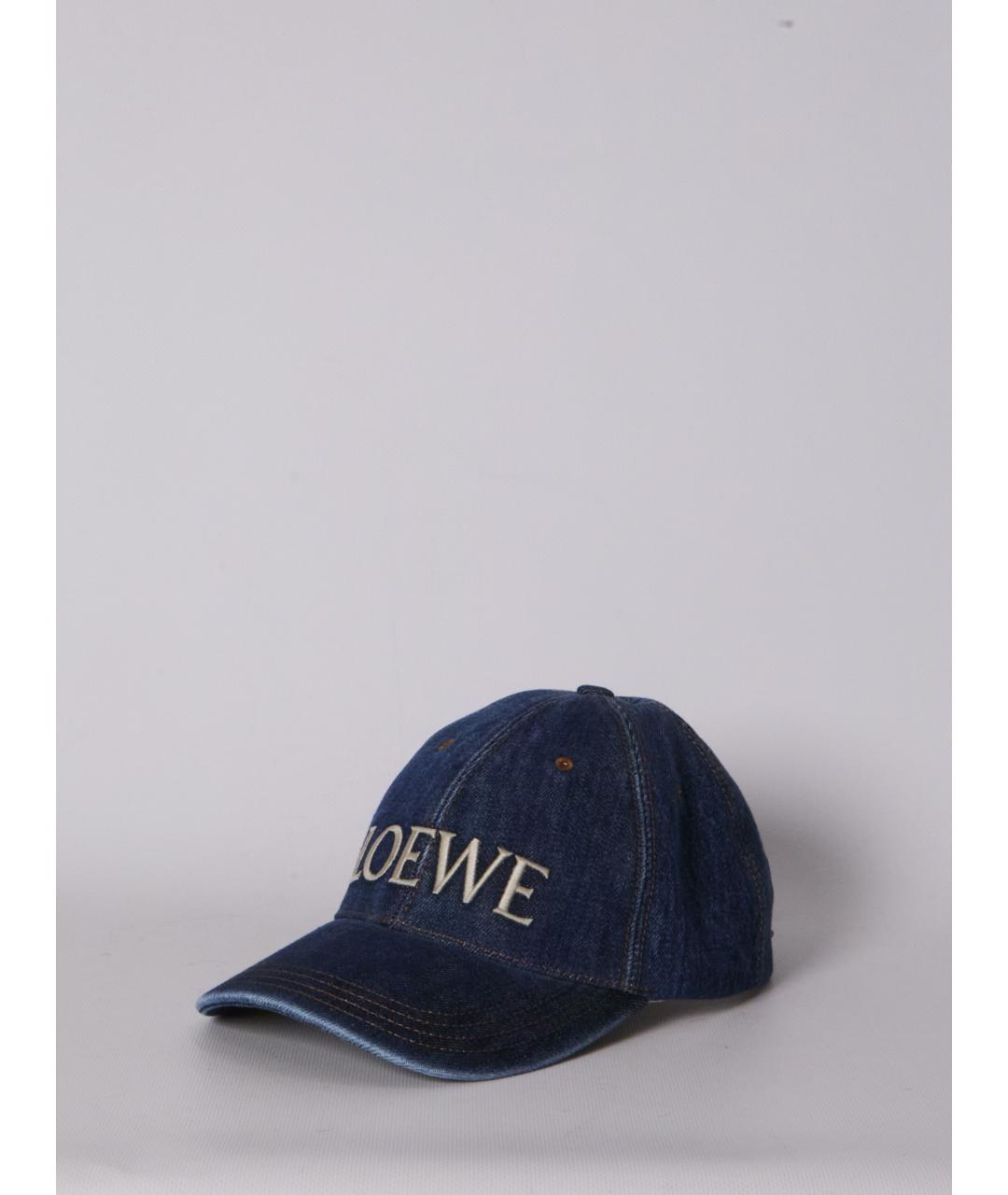 LOEWE Синяя хлопковая кепка, фото 3