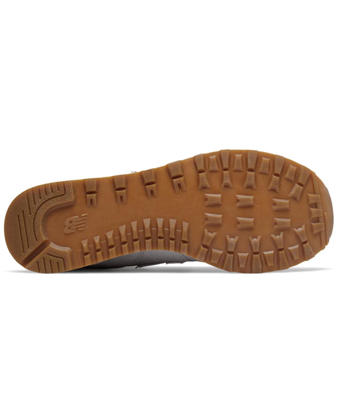 NEW BALANCE Серые замшевые кроссовки, фото 4