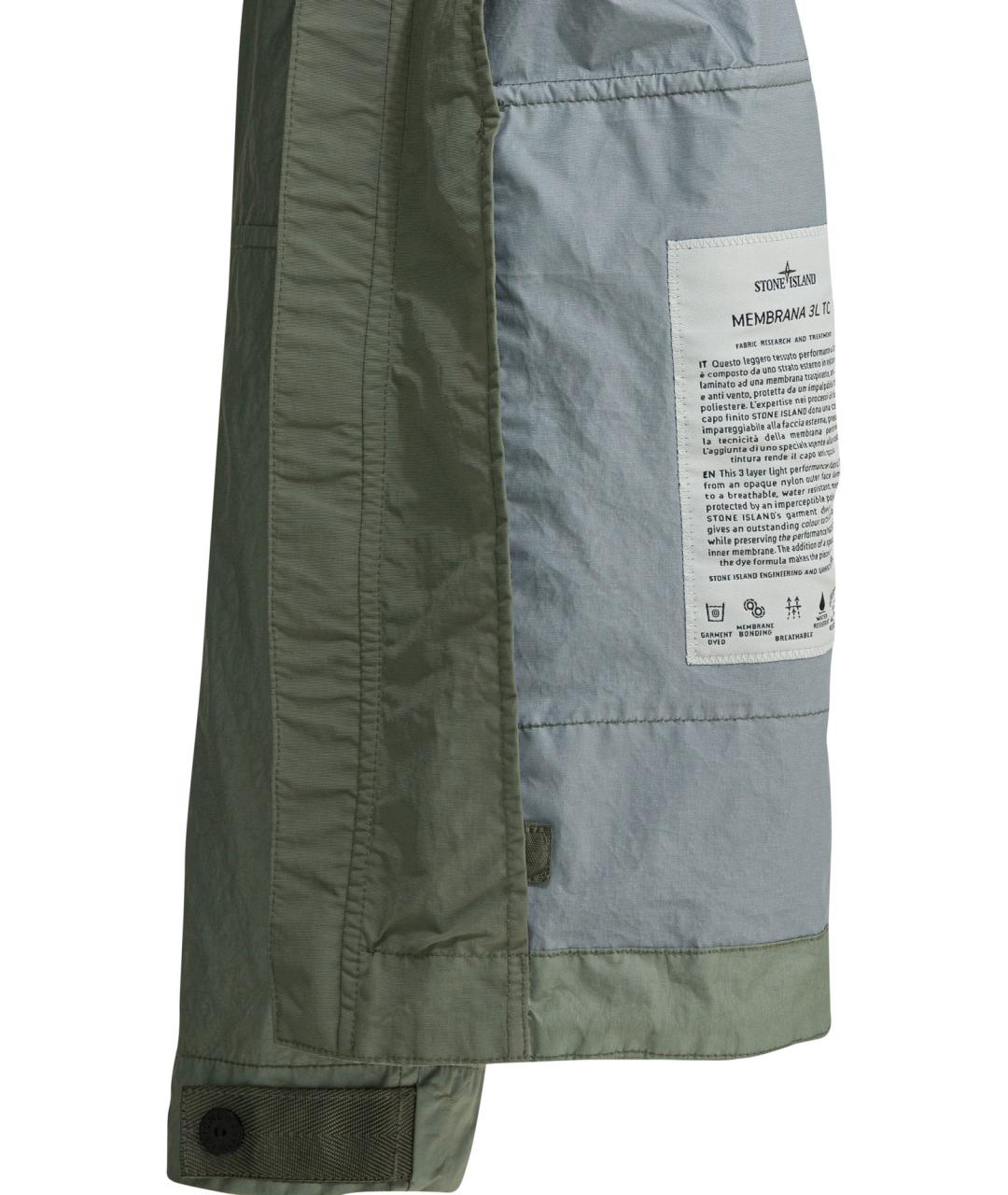 STONE ISLAND Зеленая куртка, фото 3