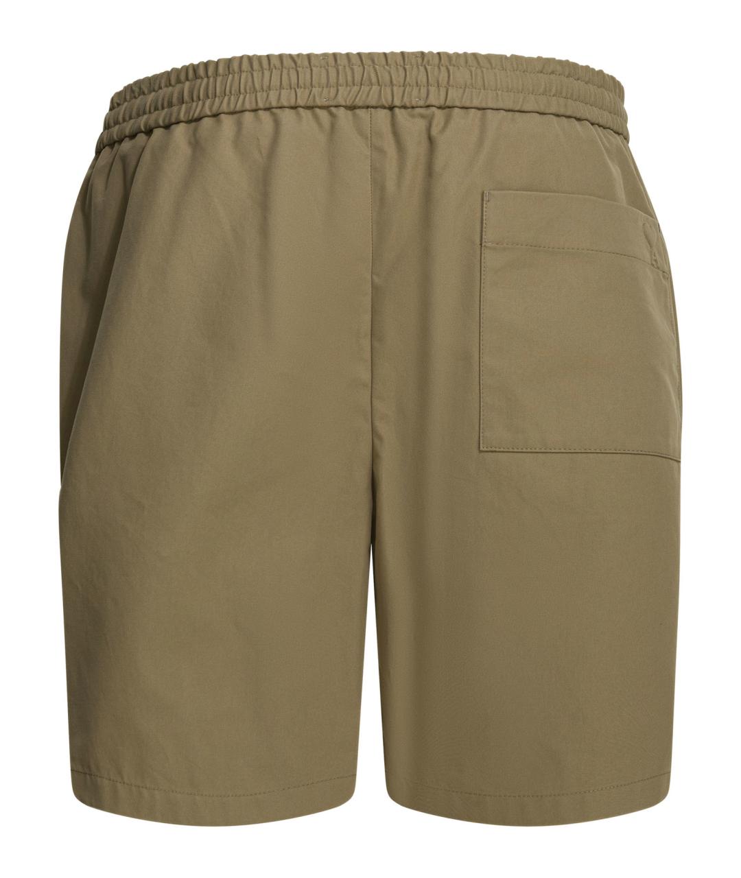 Ami Paris Бежевые хлопковые шорты, фото 2