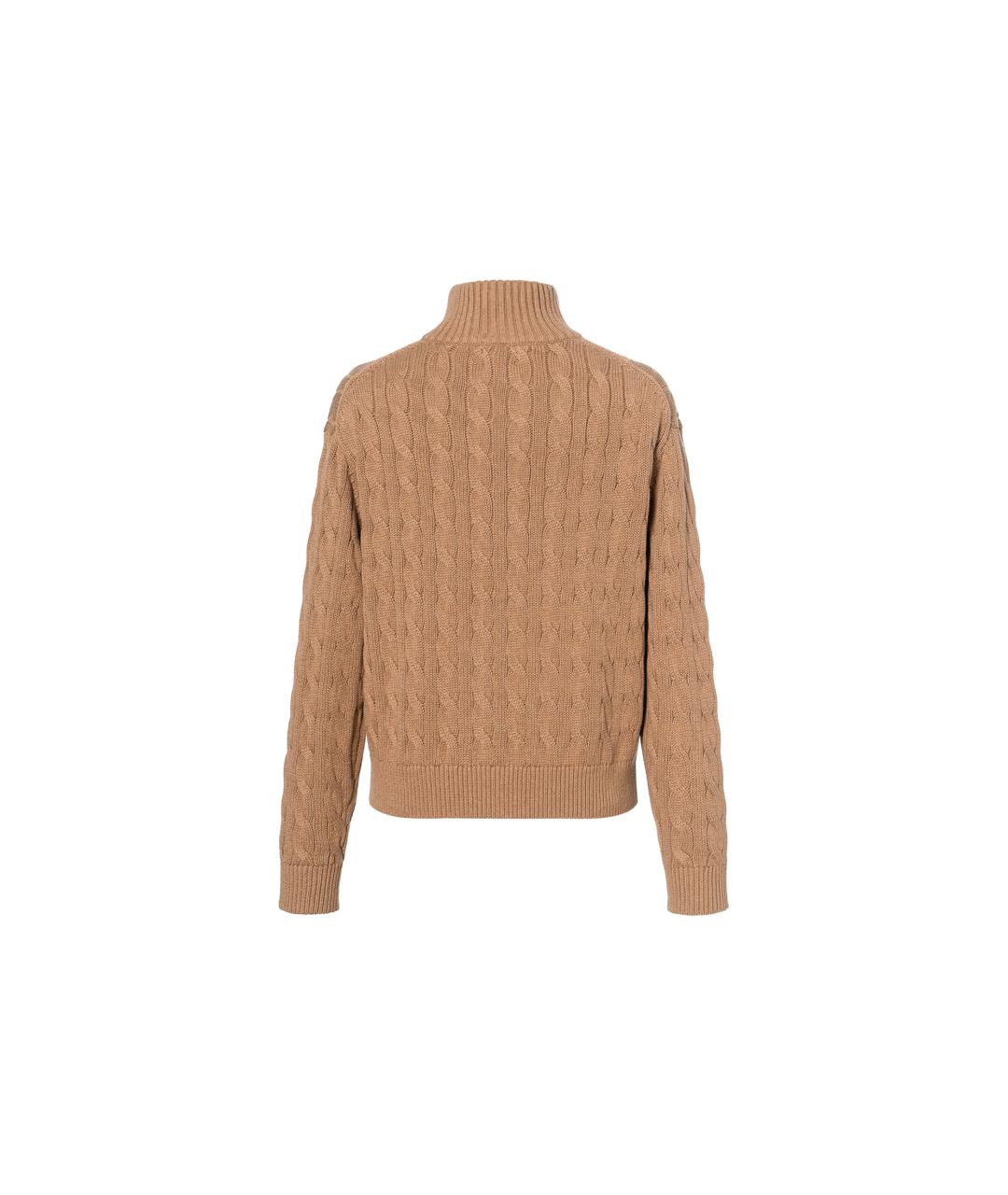 POLO RALPH LAUREN Коричневый джемпер / свитер, фото 3