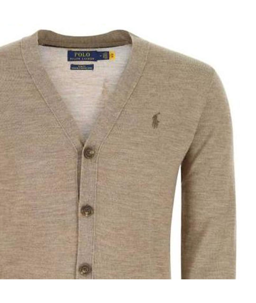 POLO RALPH LAUREN Коричневый кардиган, фото 5