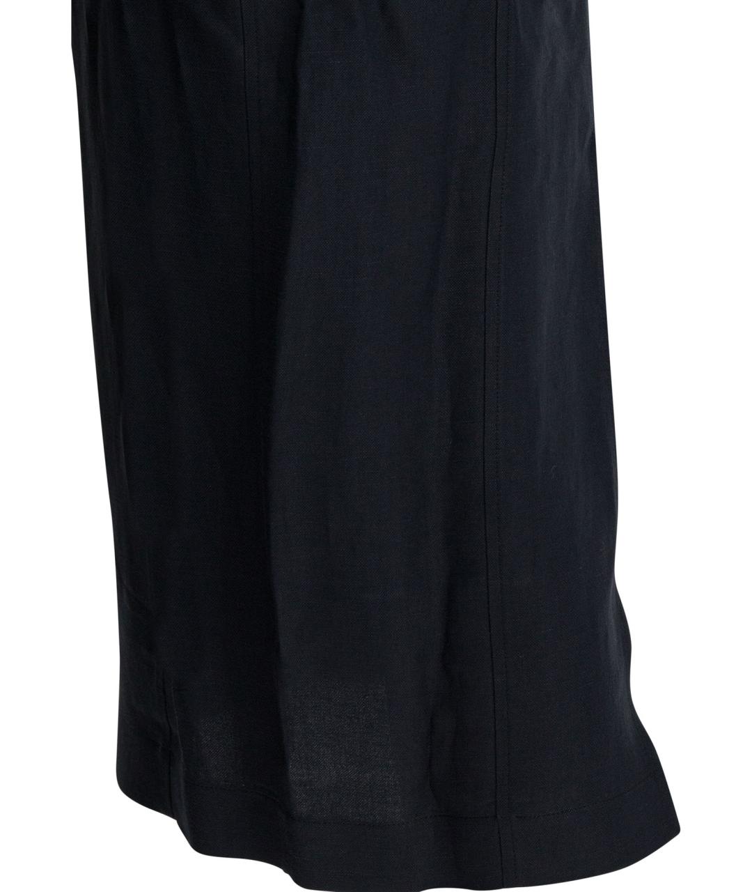 BRUNELLO CUCINELLI Синее вискозное повседневное платье, фото 3