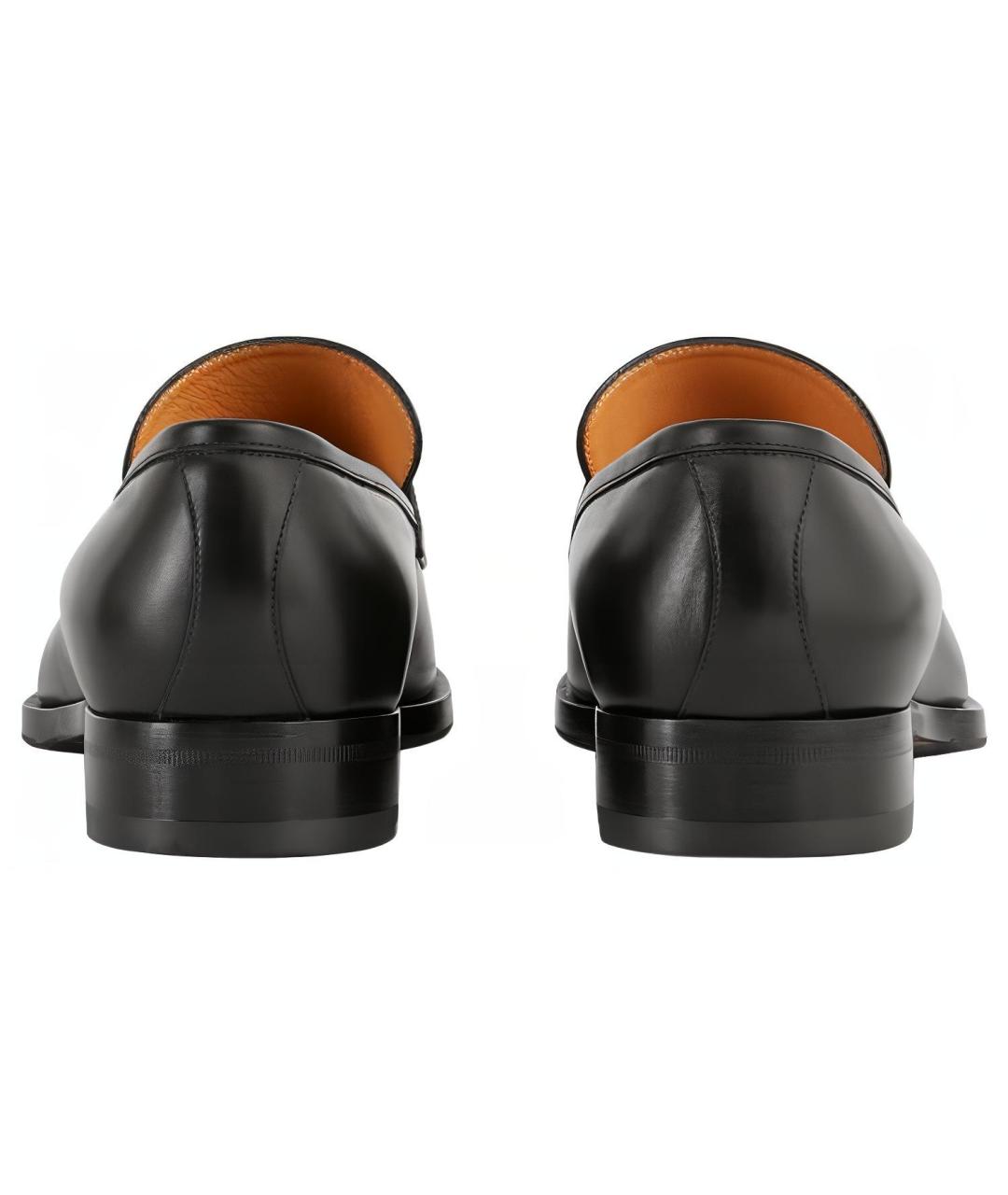 GUCCI Черные кожаные лоферы, фото 5