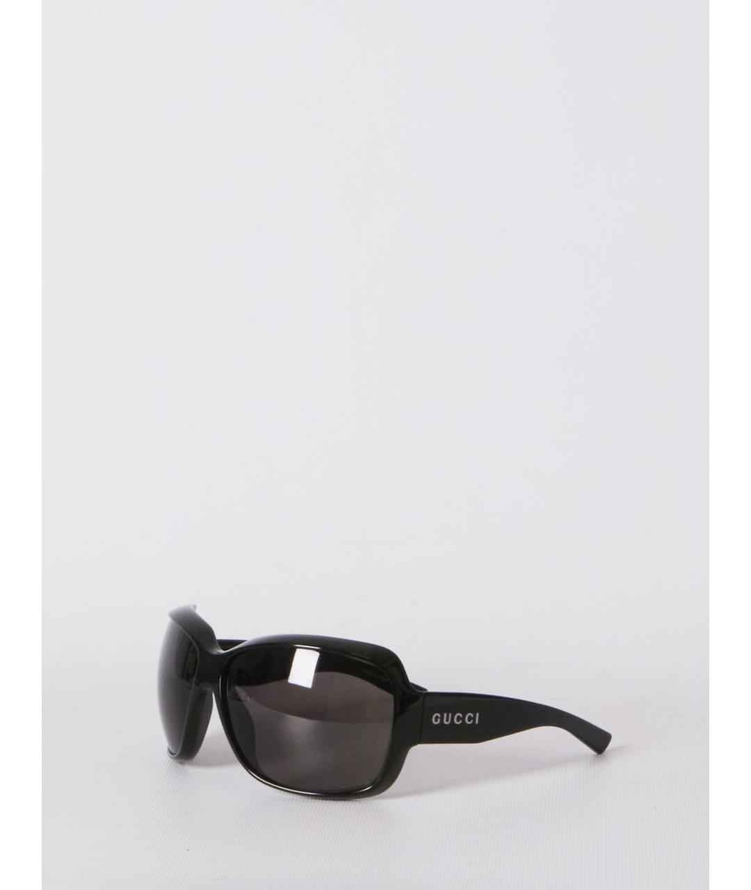GUCCI Черные пластиковые солнцезащитные очки, фото 3