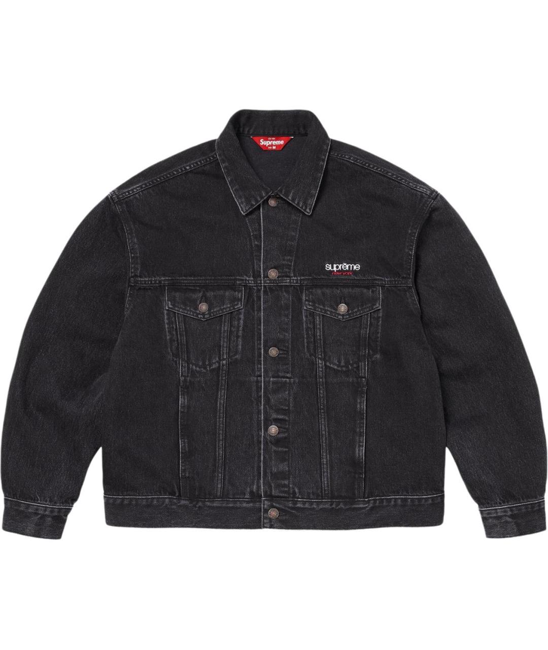 SUPREME Черная куртка, фото 1