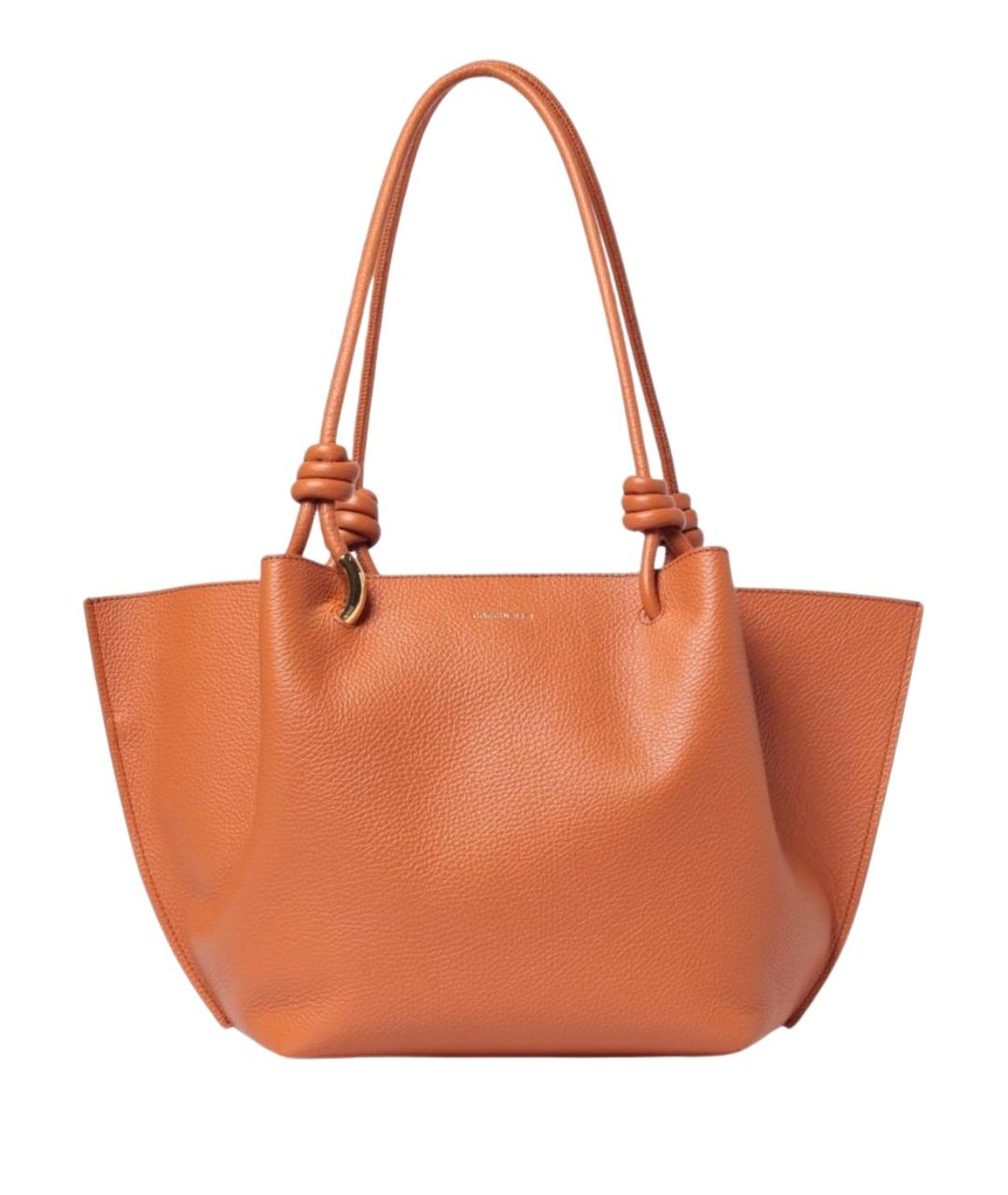 COCCINELLE Оранжевая сумка тоут, фото 1