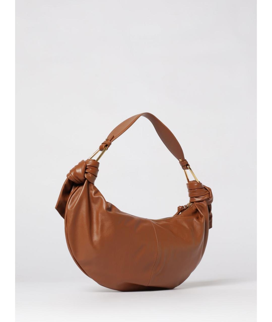 COCCINELLE Коричневая кожаная сумка через плечо, фото 2