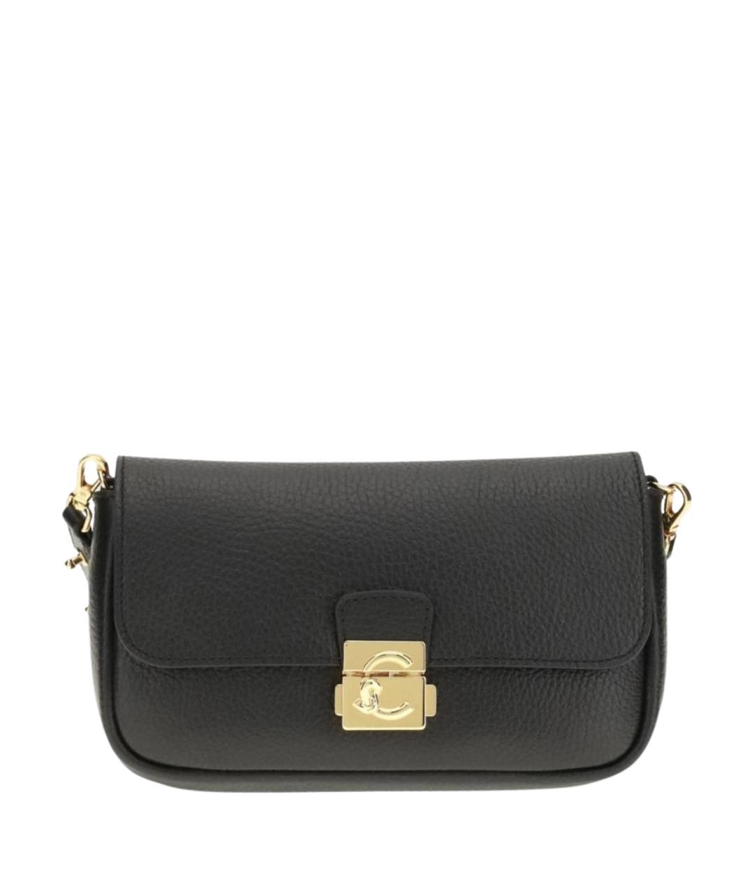 COCCINELLE Черная кожаная сумка через плечо, фото 1
