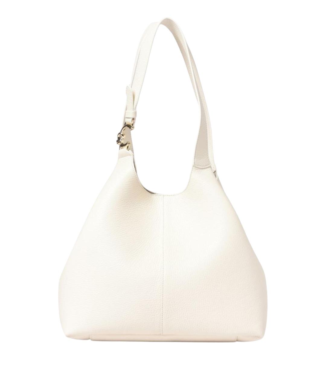 COCCINELLE Белая кожаная сумка через плечо, фото 1