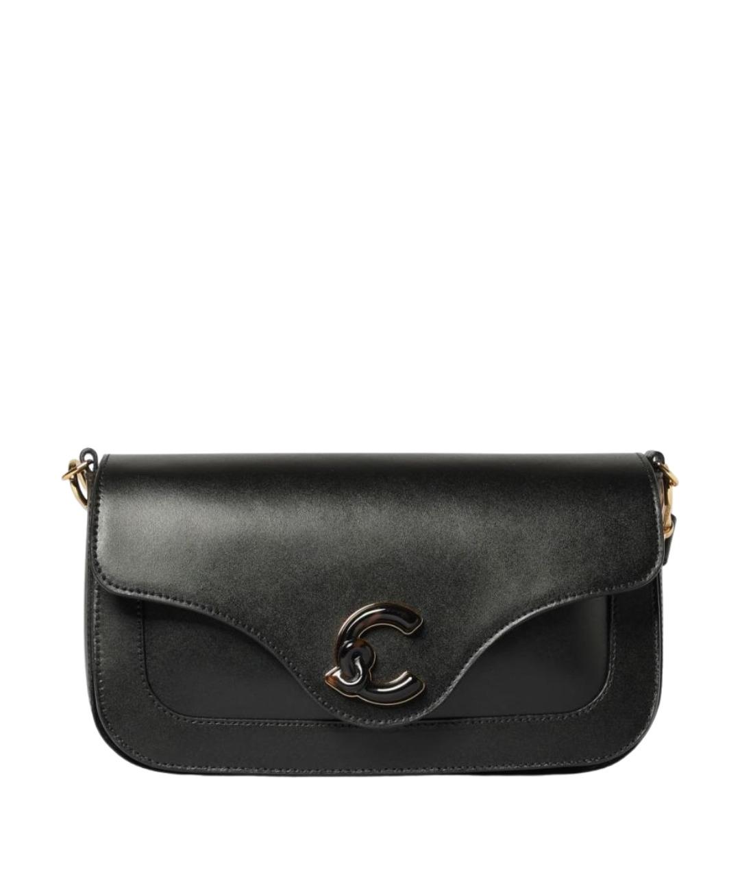 COCCINELLE Черная кожаная сумка через плечо, фото 1