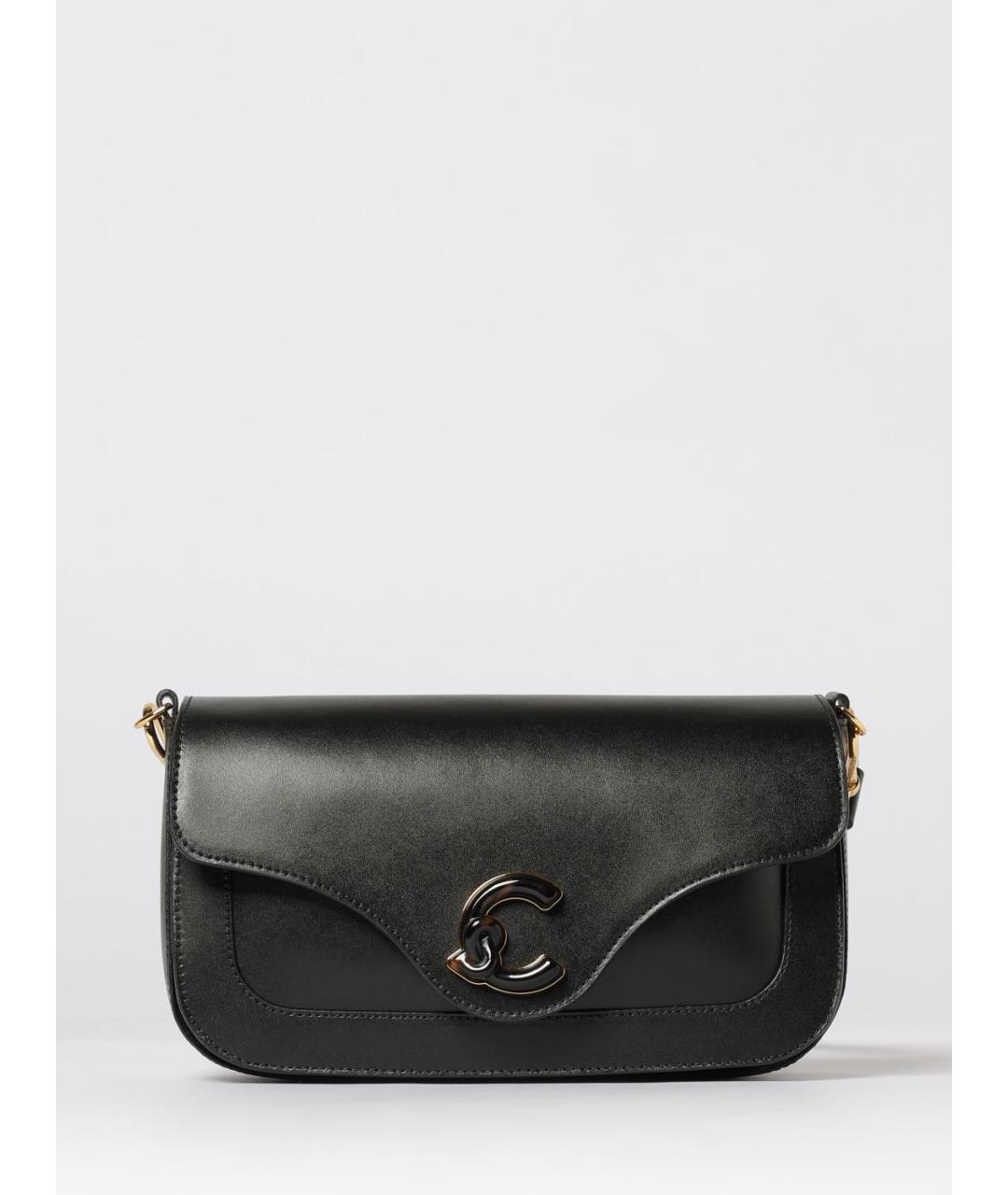 COCCINELLE Черная кожаная сумка через плечо, фото 5