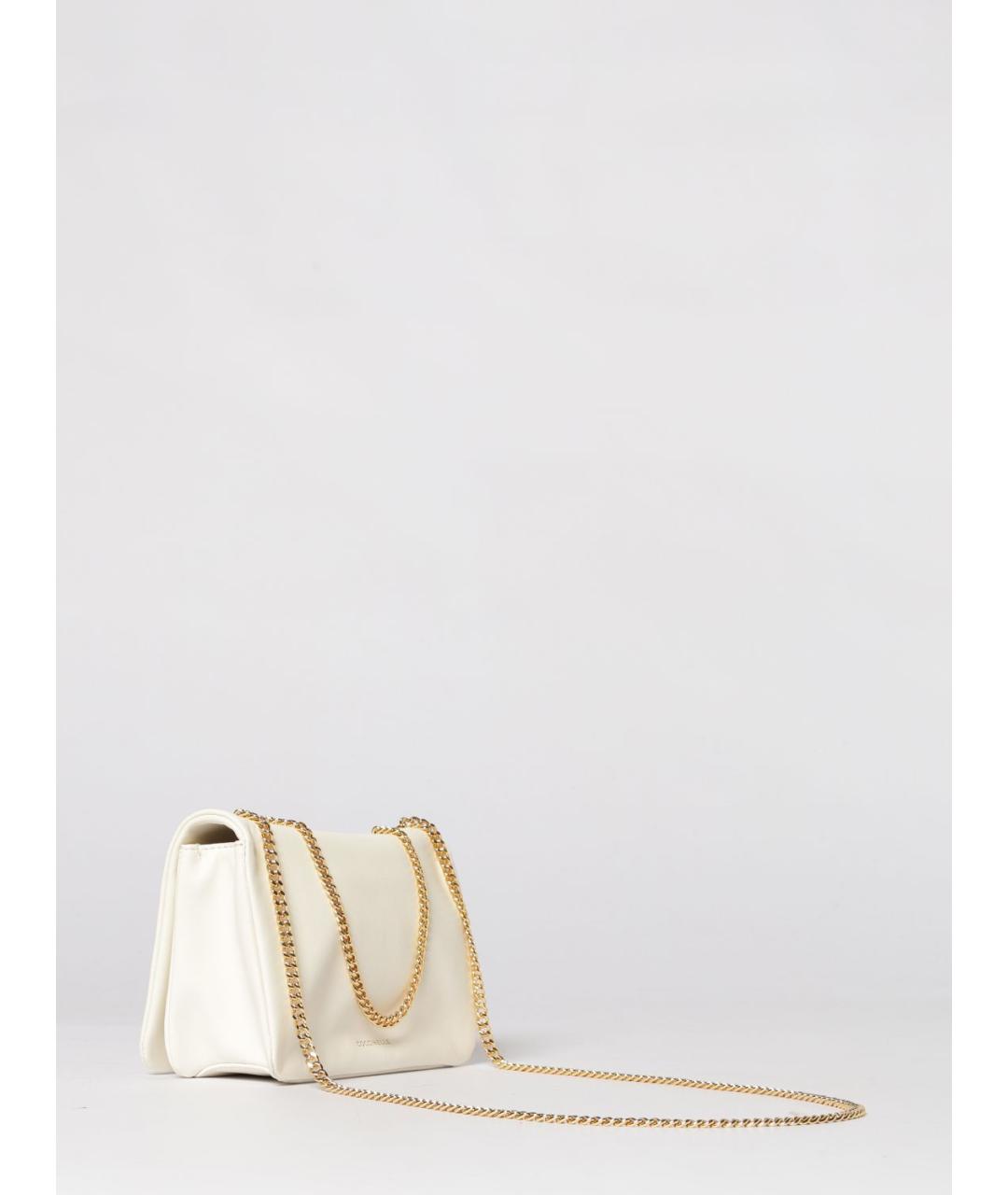 COCCINELLE Белая кожаная сумка через плечо, фото 2