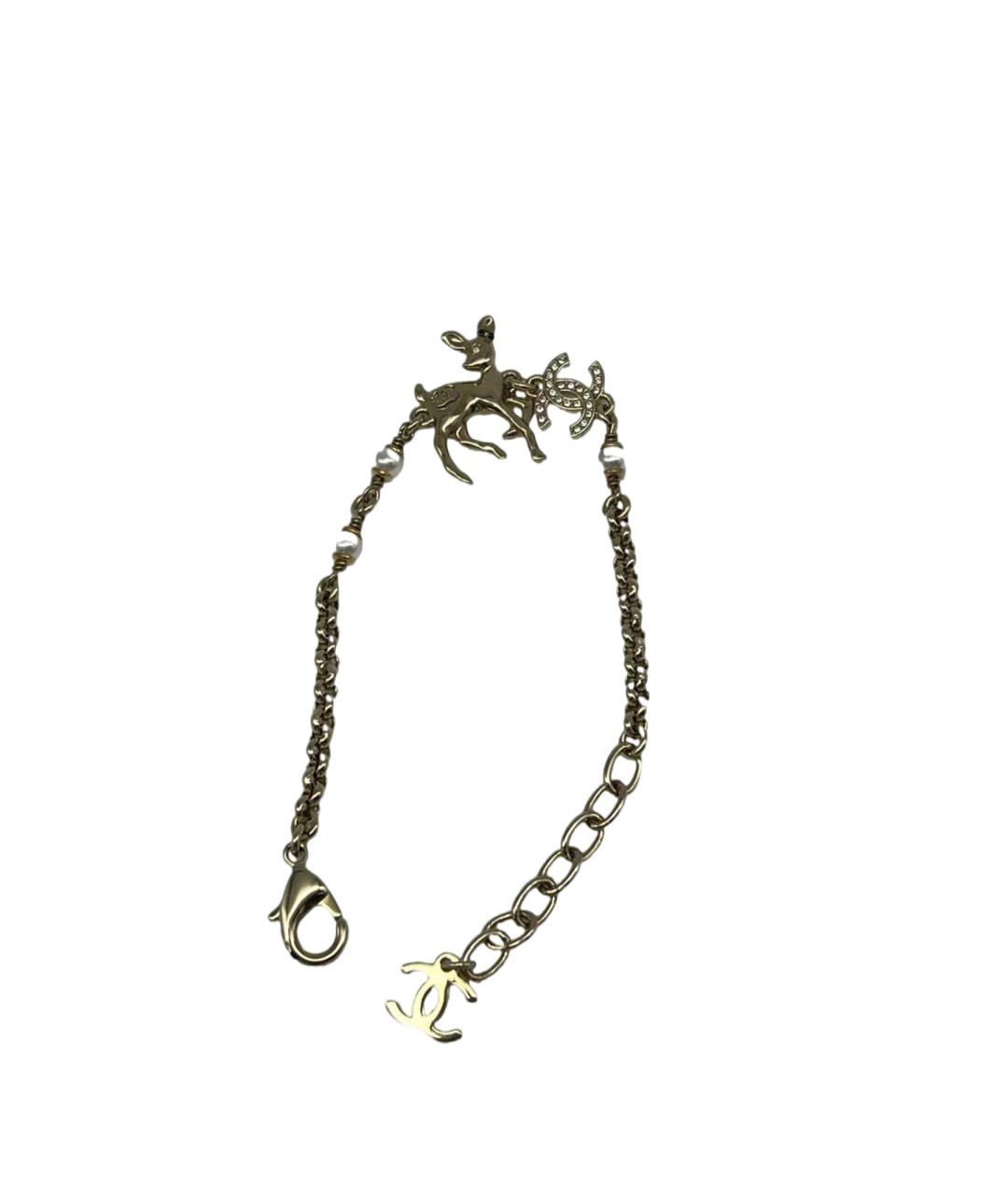 CHANEL Золотой браслет, фото 5