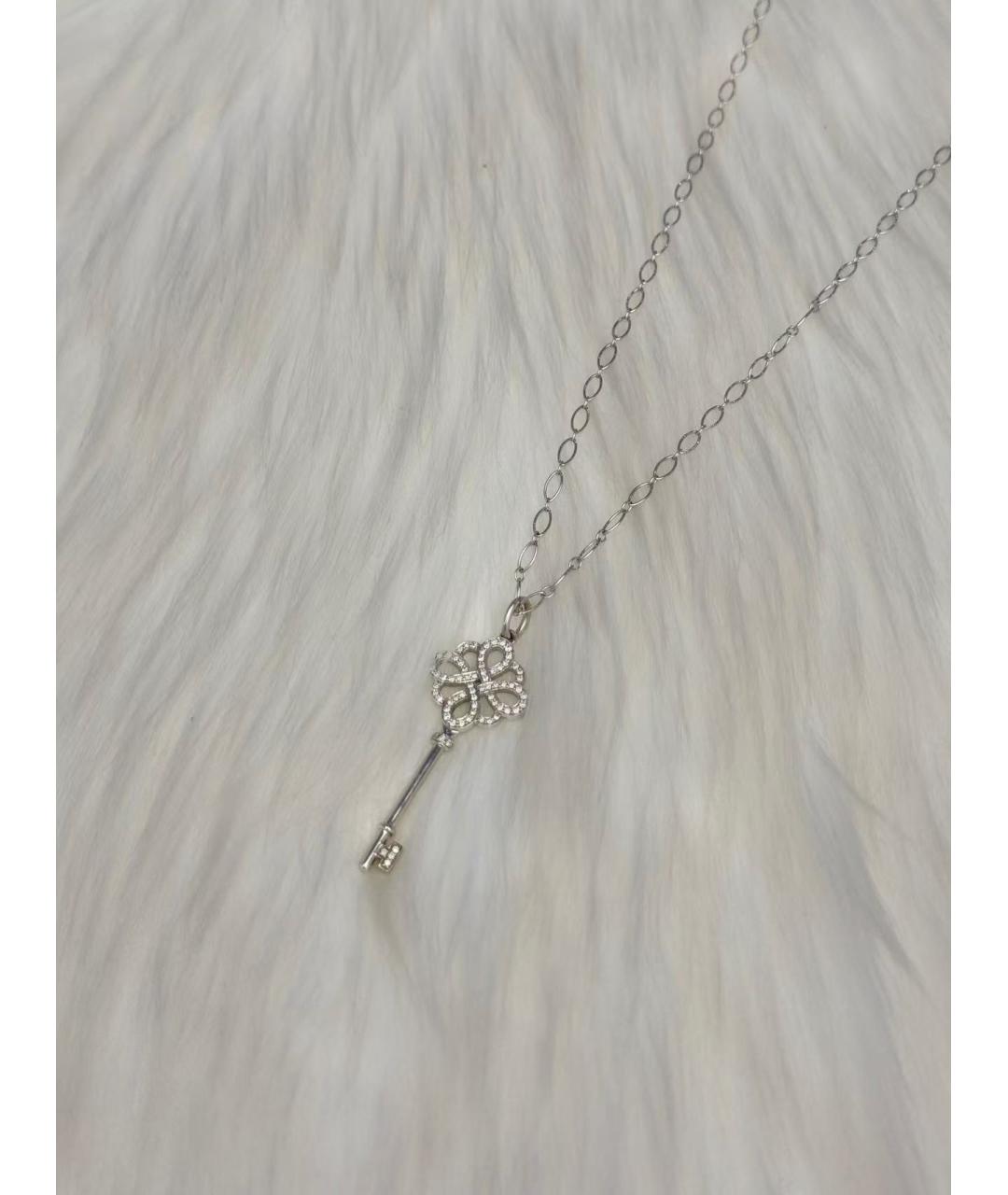TIFFANY&CO Серебряная подвеска из белого золота, фото 3