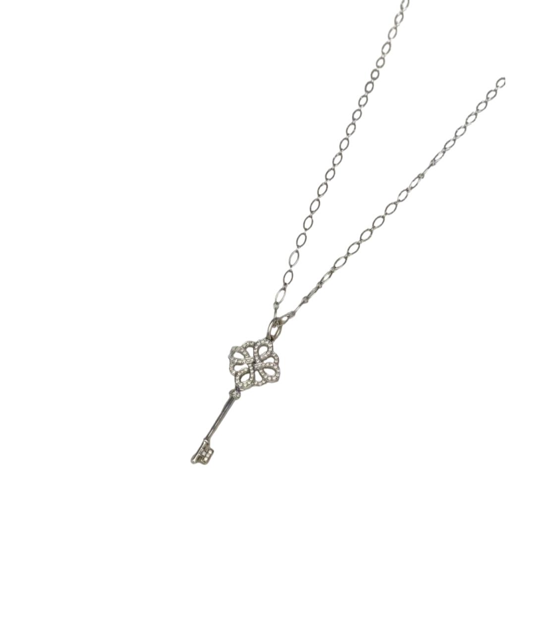 TIFFANY&CO Серебряная подвеска из белого золота, фото 5