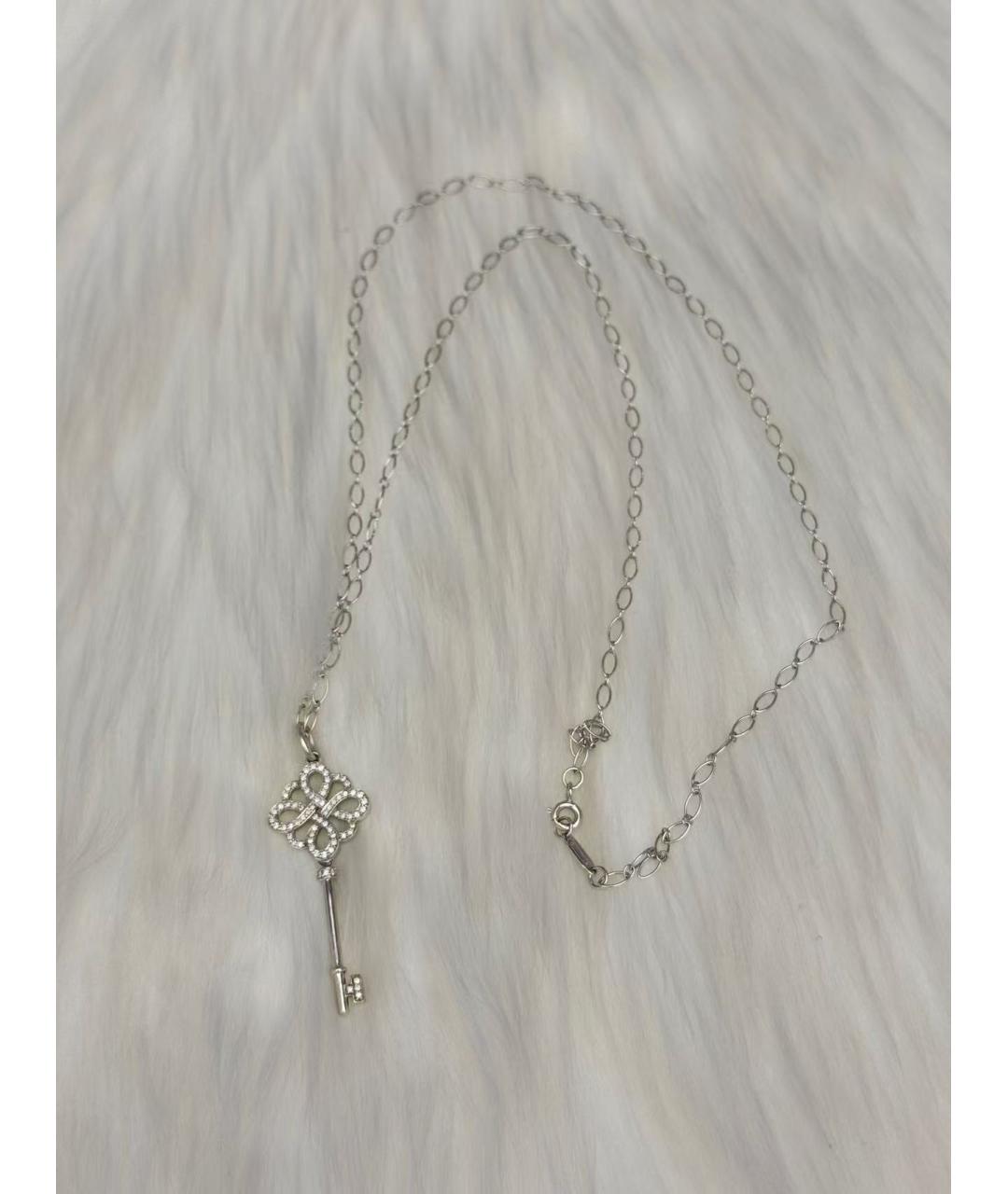 TIFFANY&CO Серебряная подвеска из белого золота, фото 2