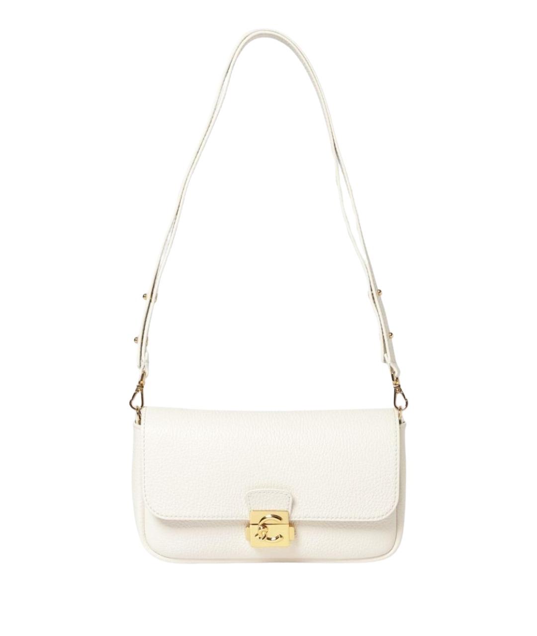 COCCINELLE Белая кожаная сумка через плечо, фото 1