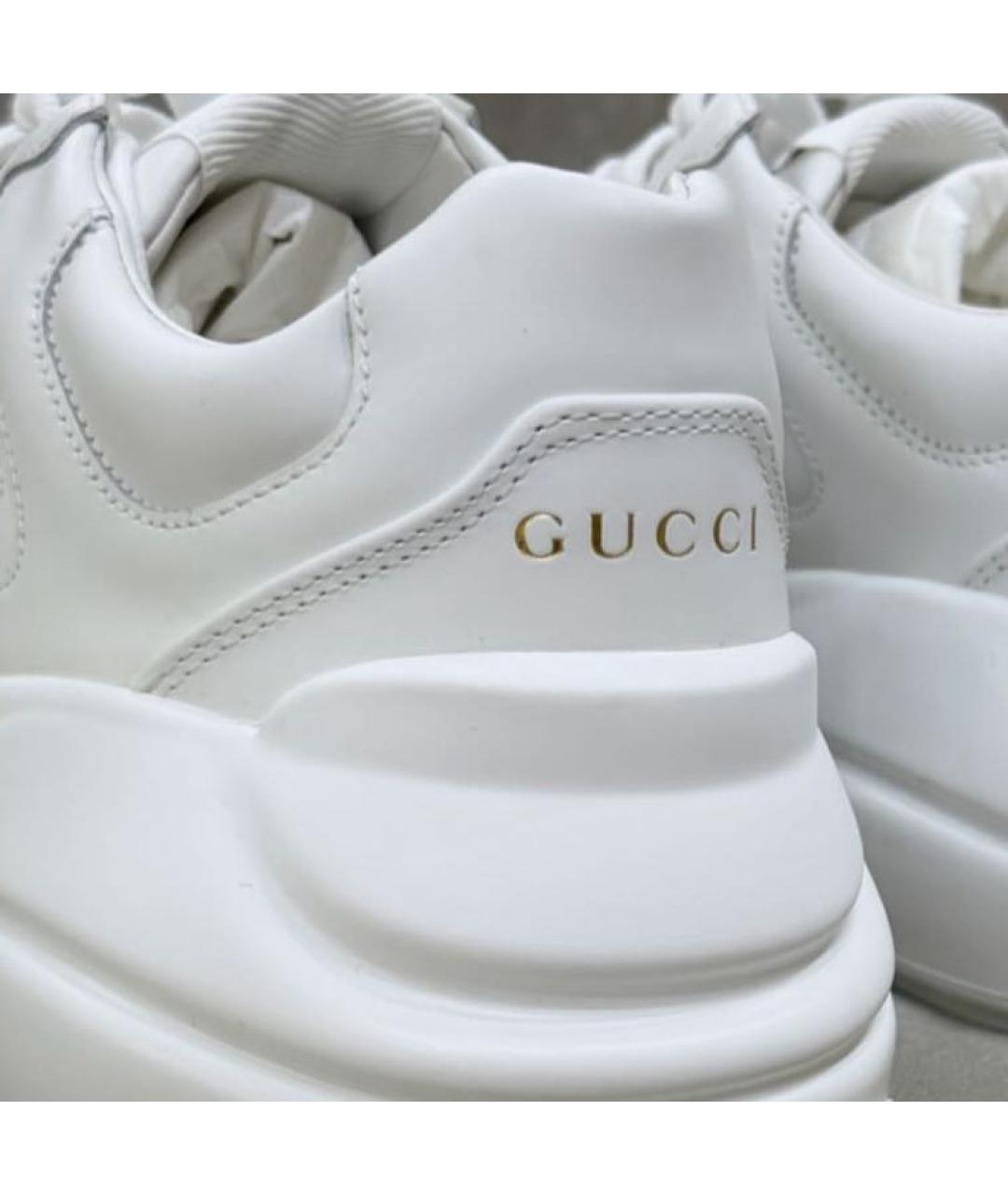 GUCCI Белые кроссовки, фото 2