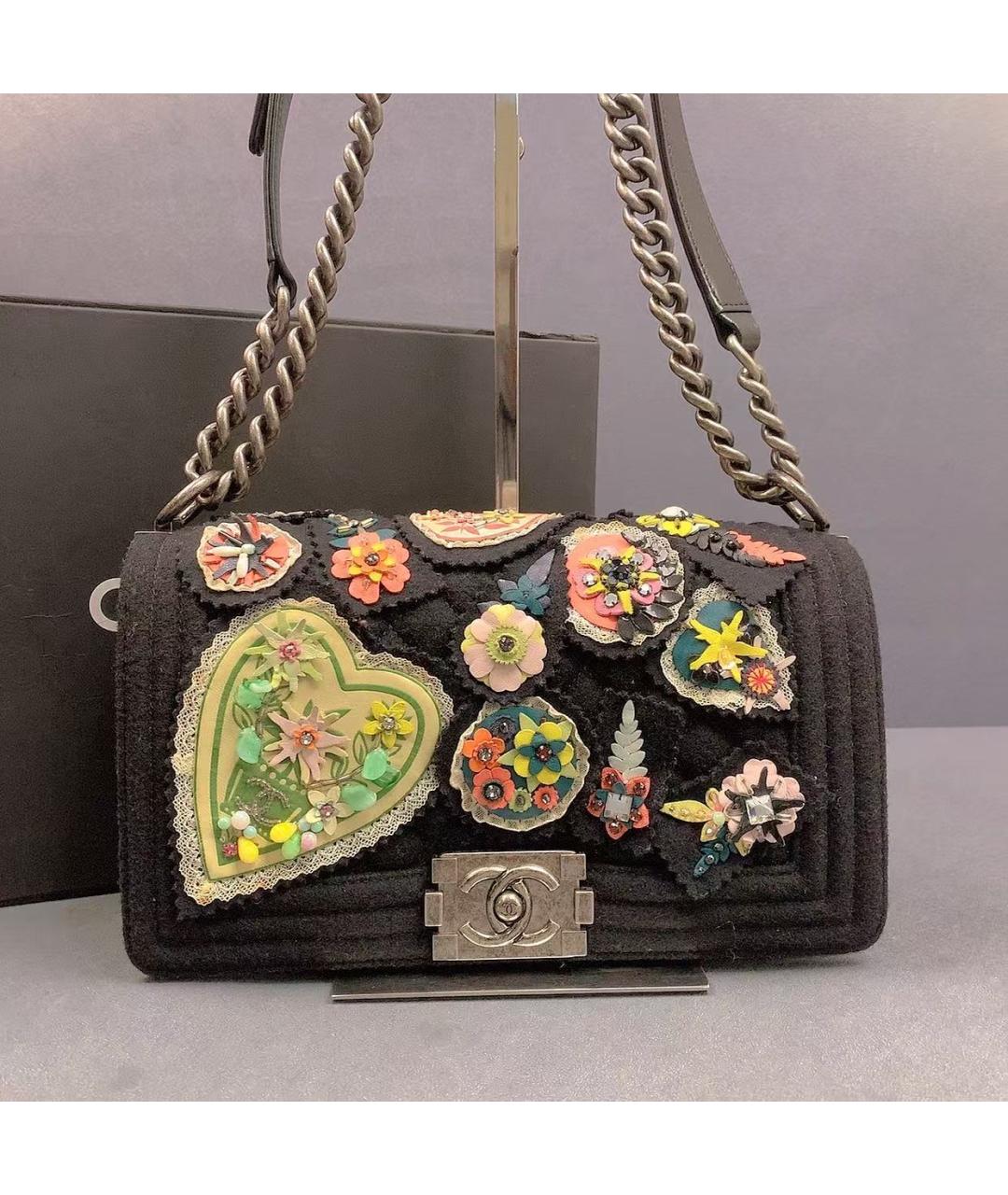 CHANEL Черная сумка через плечо, фото 2