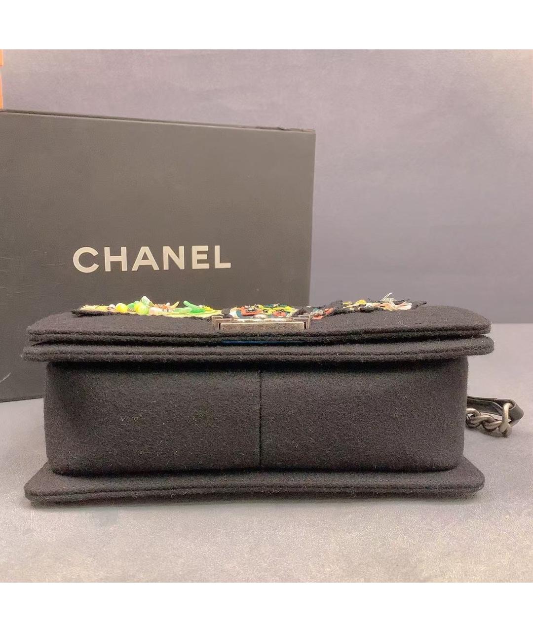 CHANEL Черная сумка через плечо, фото 4