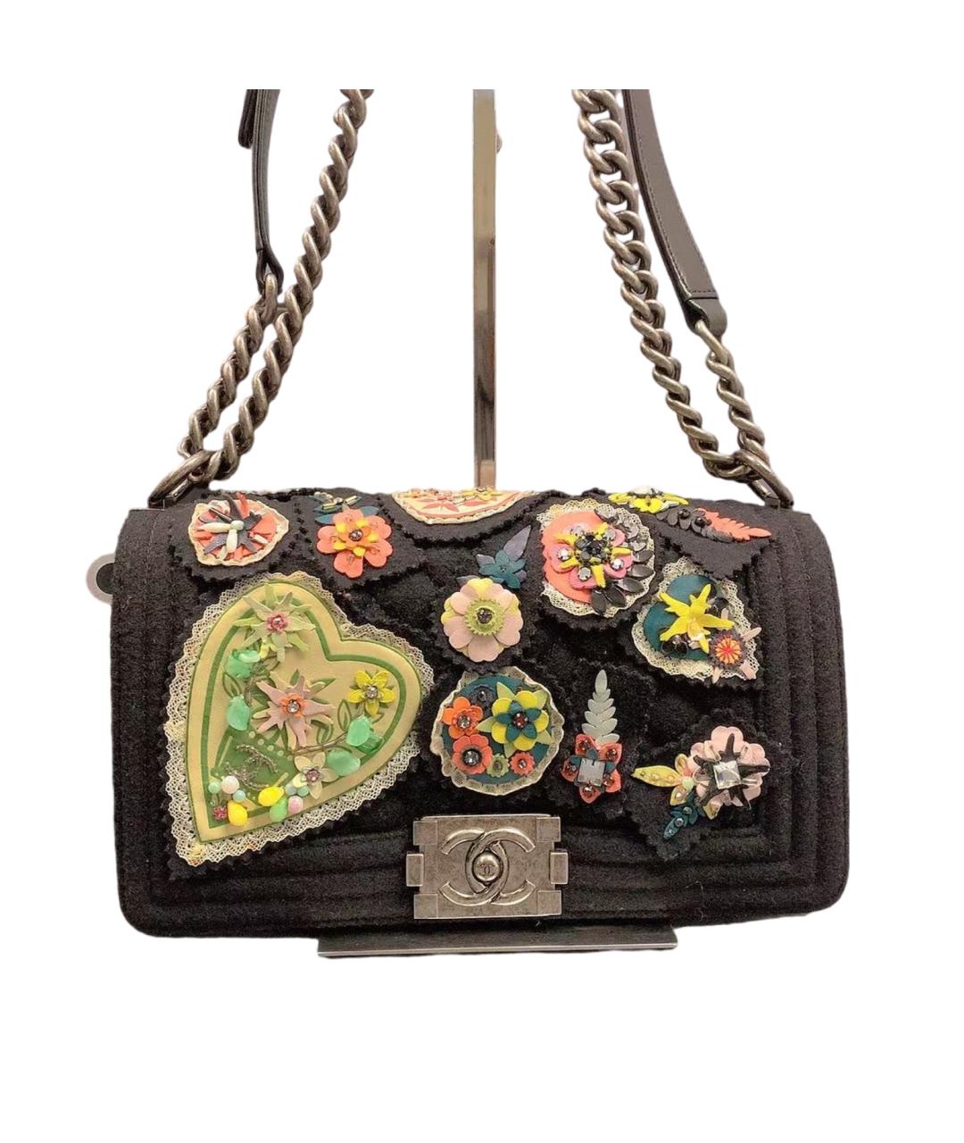 CHANEL Черная сумка через плечо, фото 7