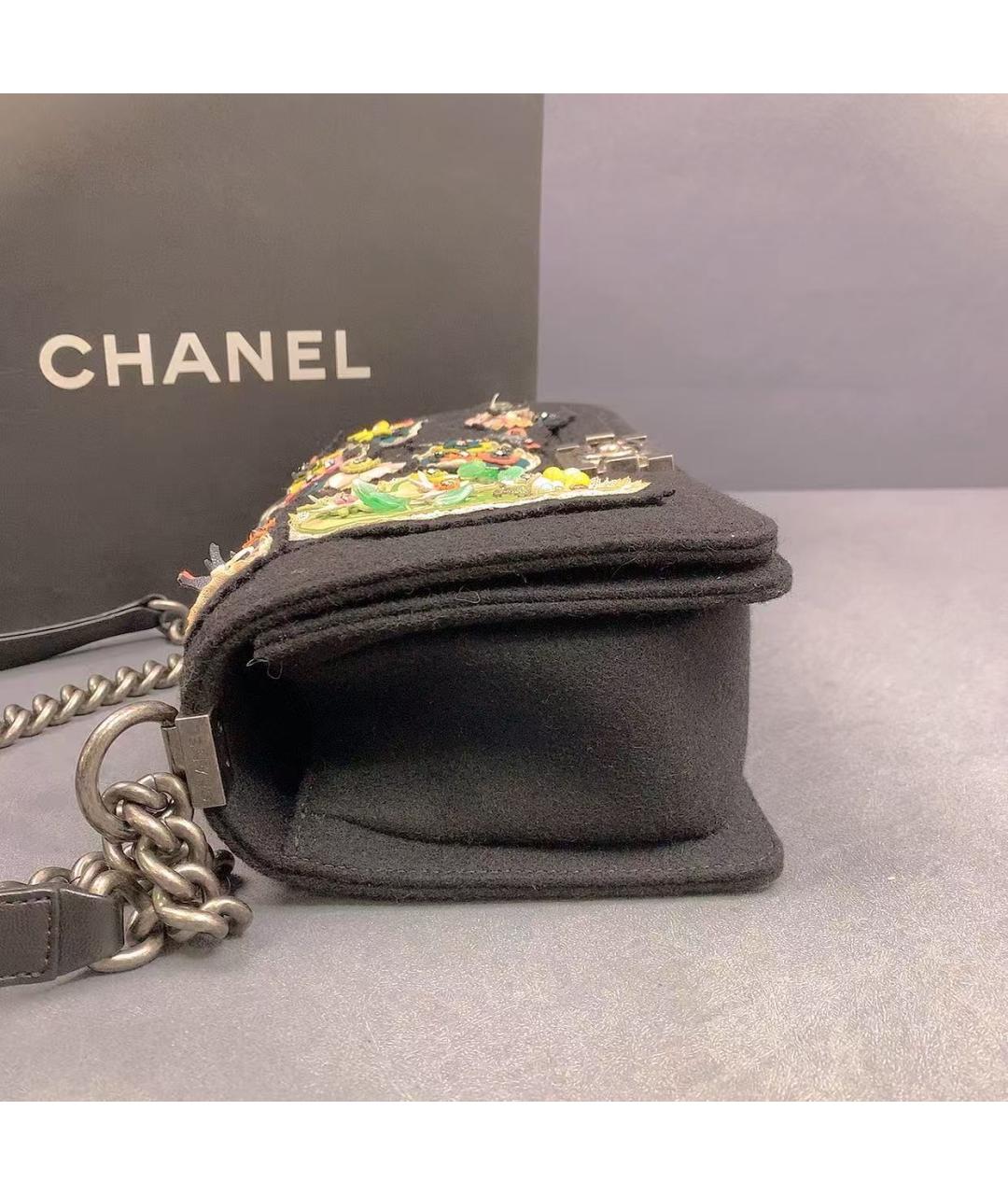CHANEL Черная сумка через плечо, фото 5
