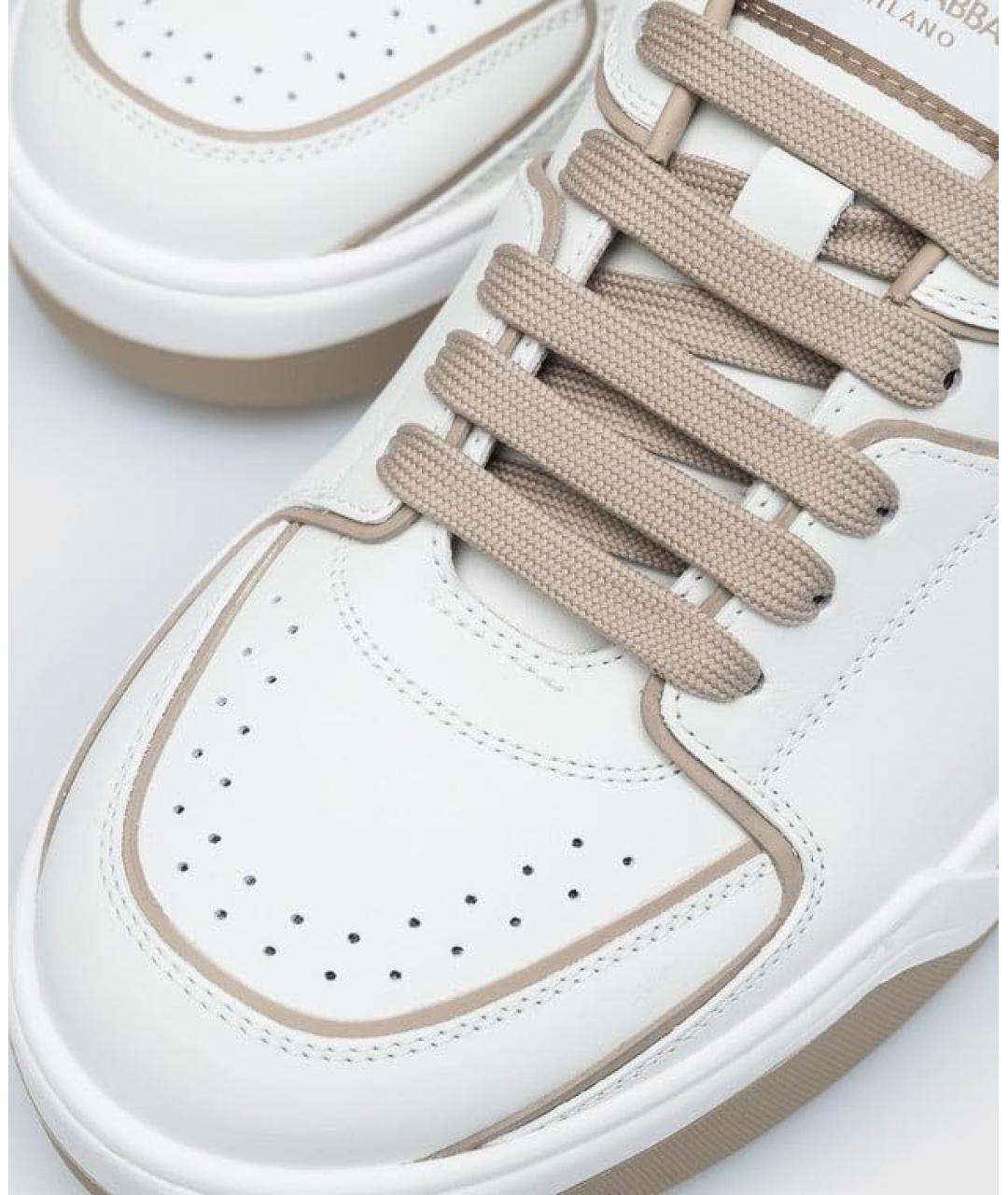 DOLCE&GABBANA Кожаные кроссовки, фото 3