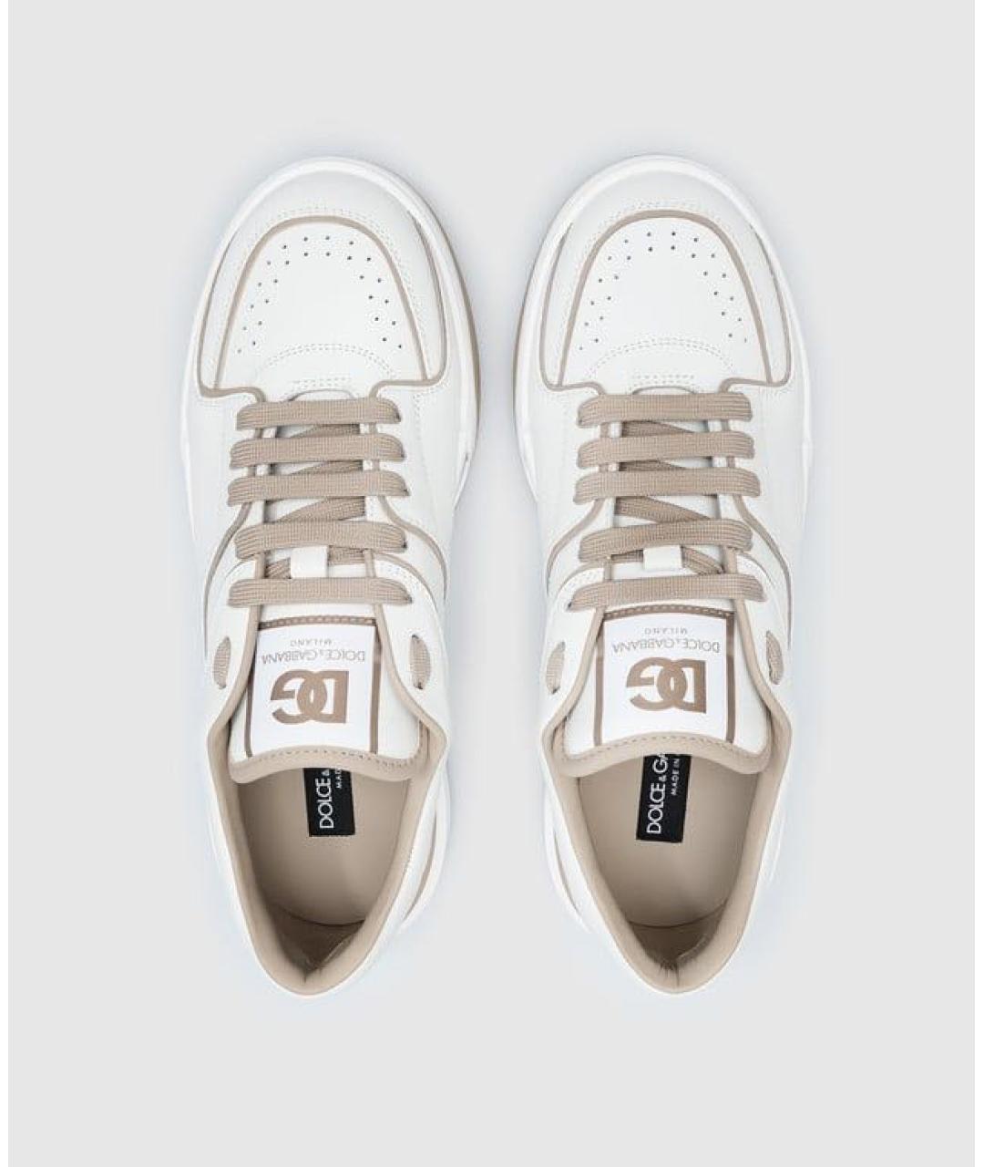 DOLCE&GABBANA Кожаные кроссовки, фото 4