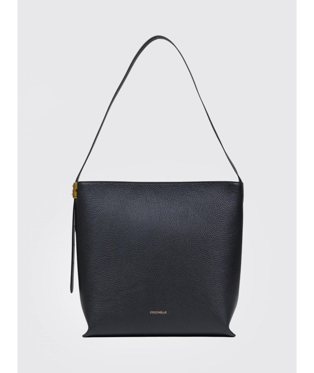 COCCINELLE Черная кожаная сумка через плечо, фото 4