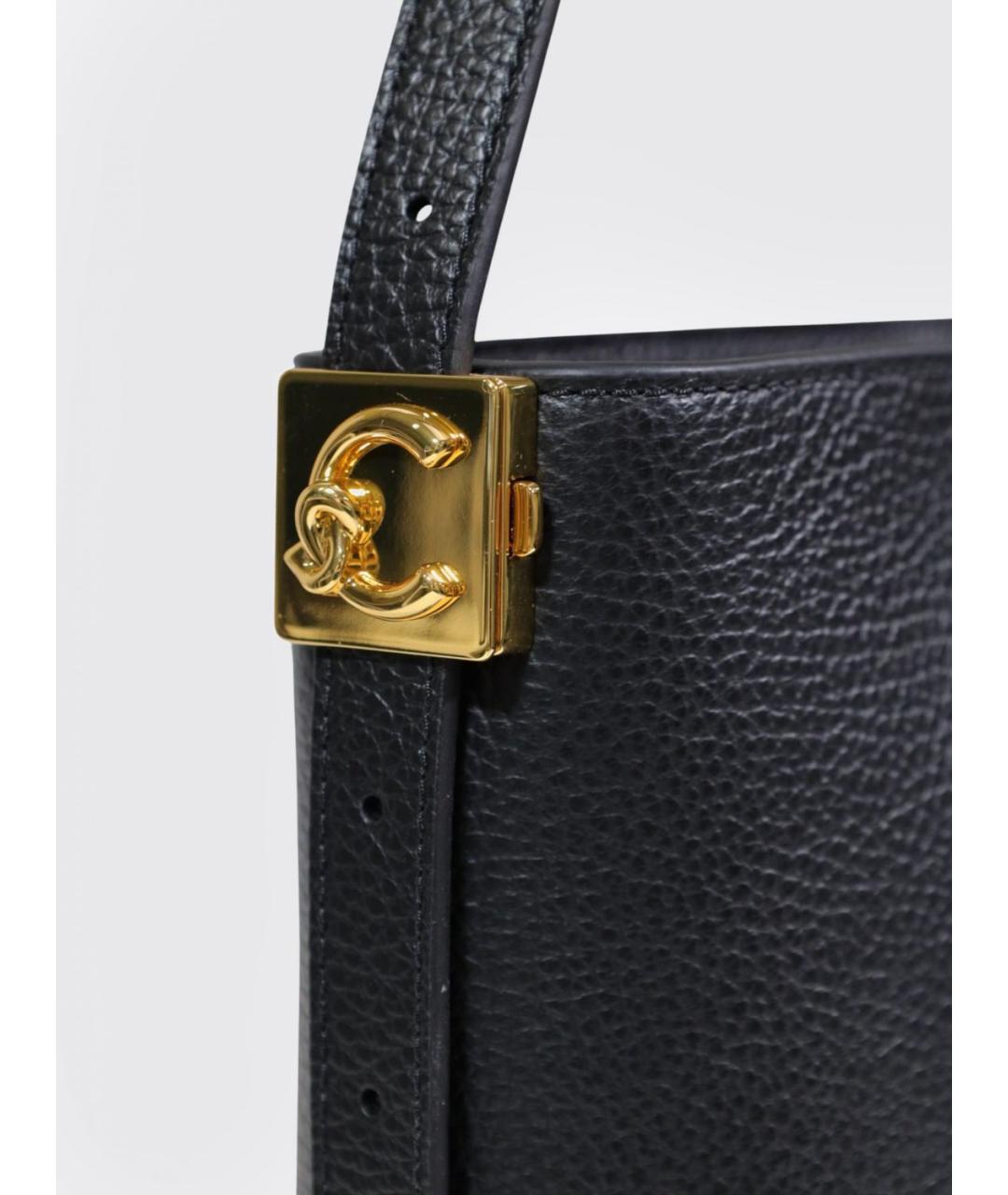 COCCINELLE Черная кожаная сумка через плечо, фото 3
