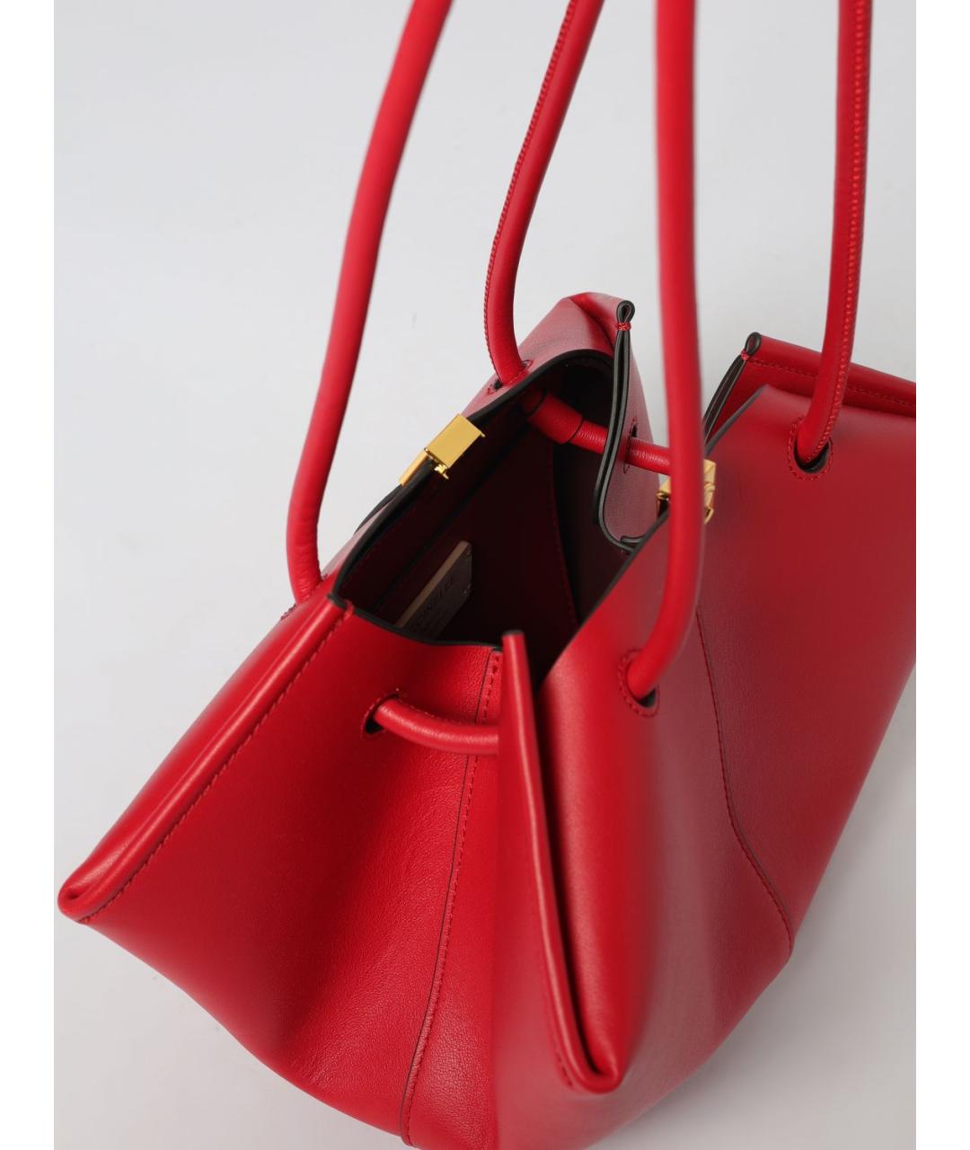COCCINELLE Красная кожаная сумка через плечо, фото 3