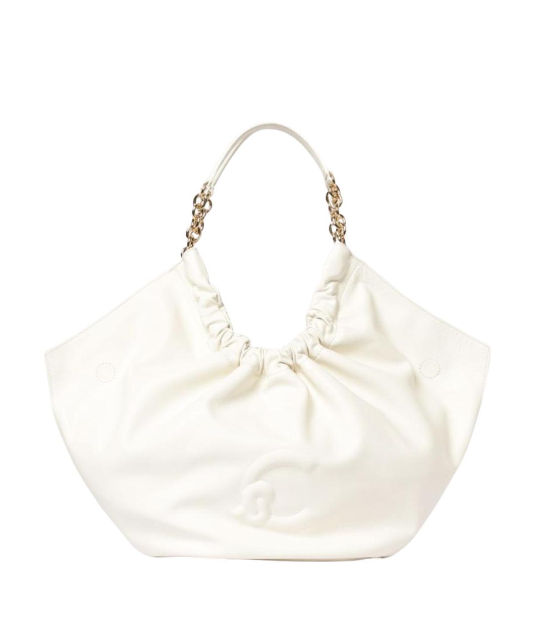 COCCINELLE Белая кожаная сумка через плечо, фото 1