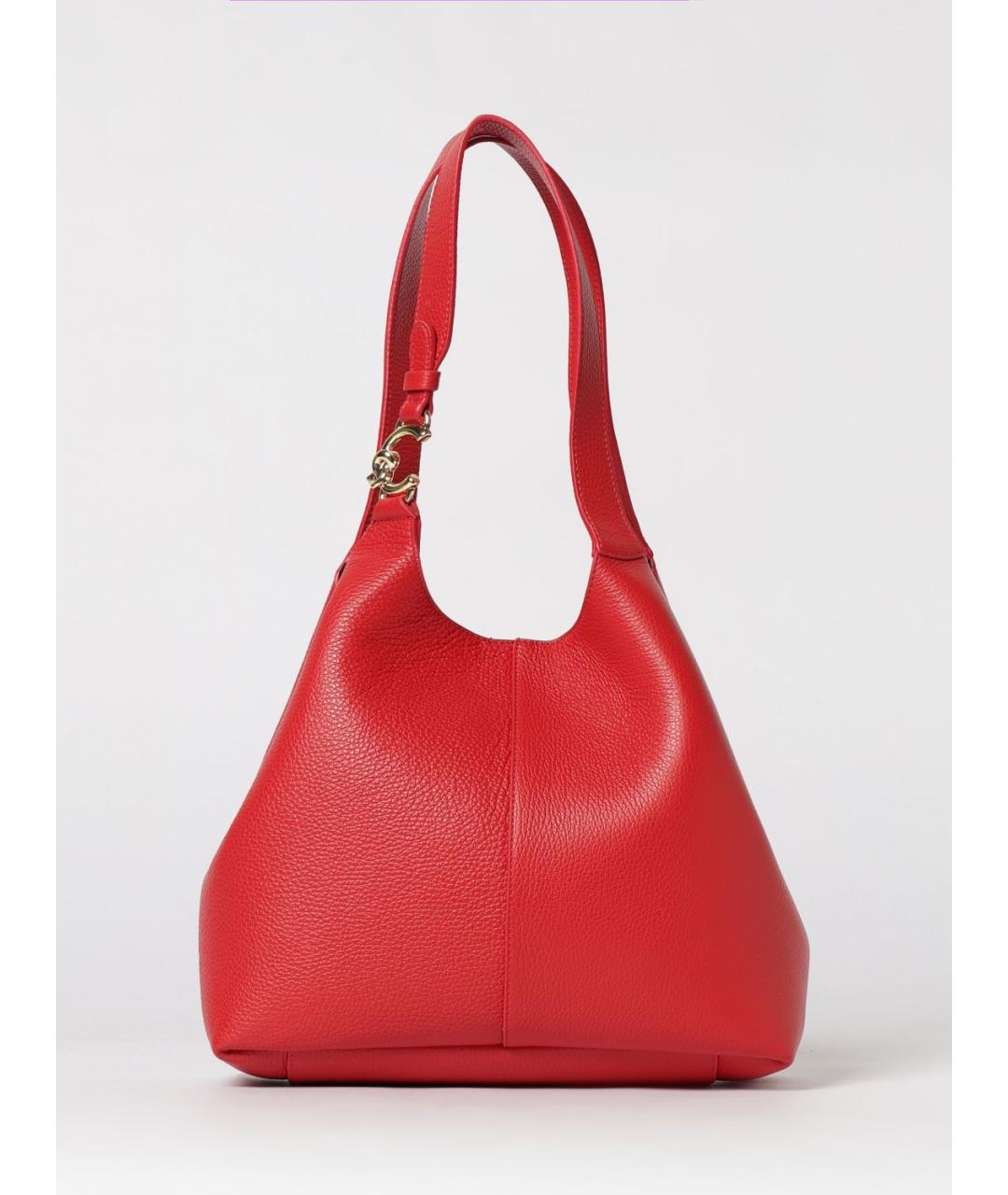 COCCINELLE Красная кожаная сумка через плечо, фото 4
